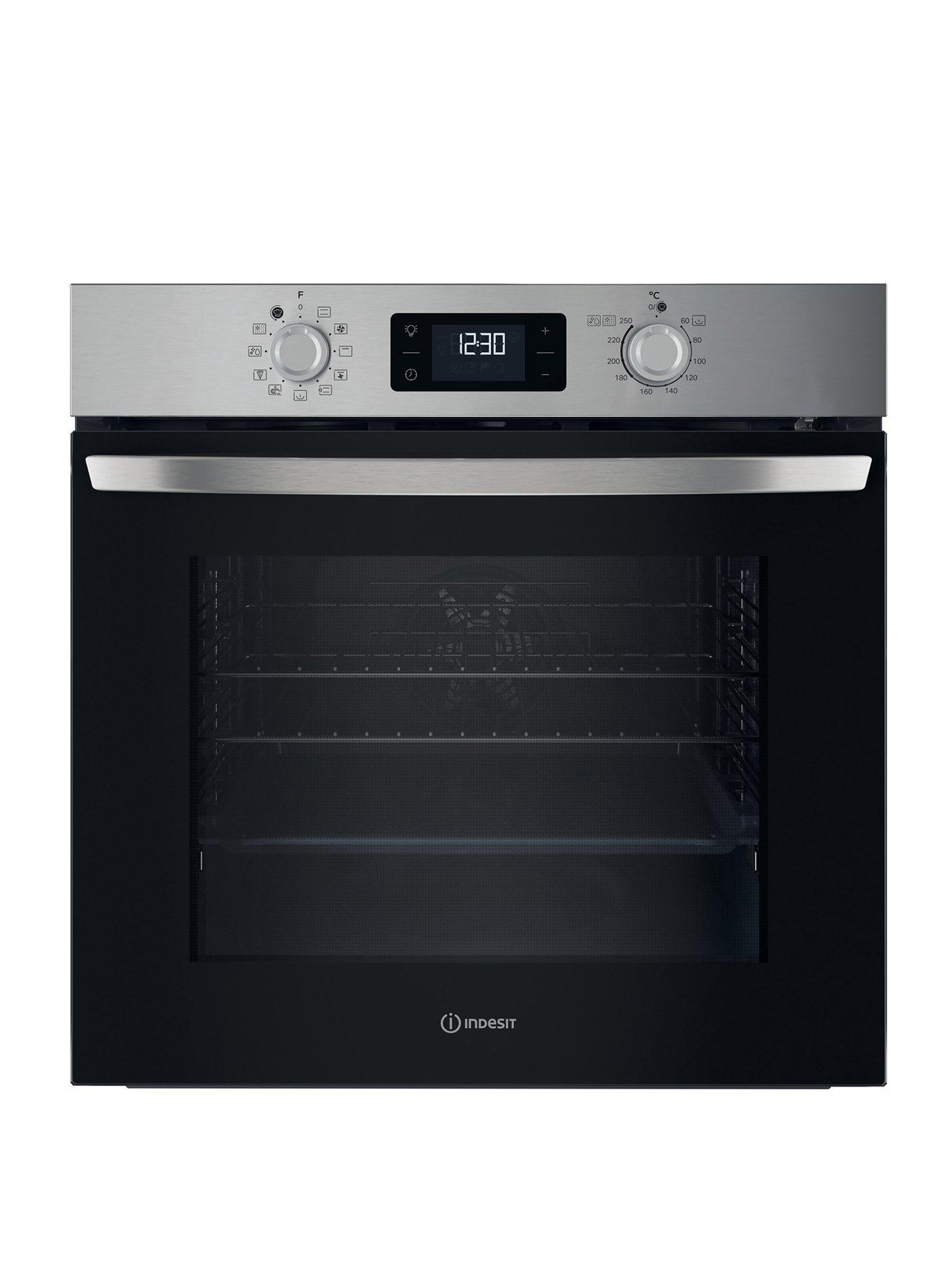 Image 1 of 7 of Indesit IO 278P1 X UK - Turn&amp;Go Single Oven - Silver