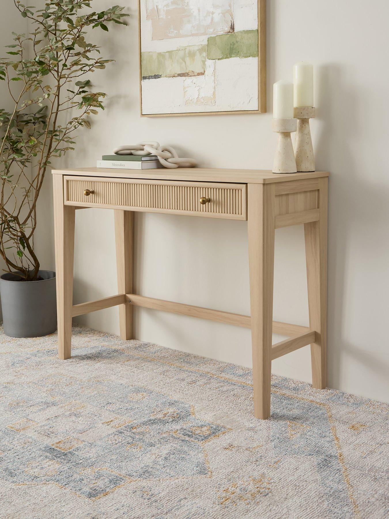 Image 1 of 7 of Michelle Keegan Home Lindley Console Table - Oak - FSC&reg; Certified
