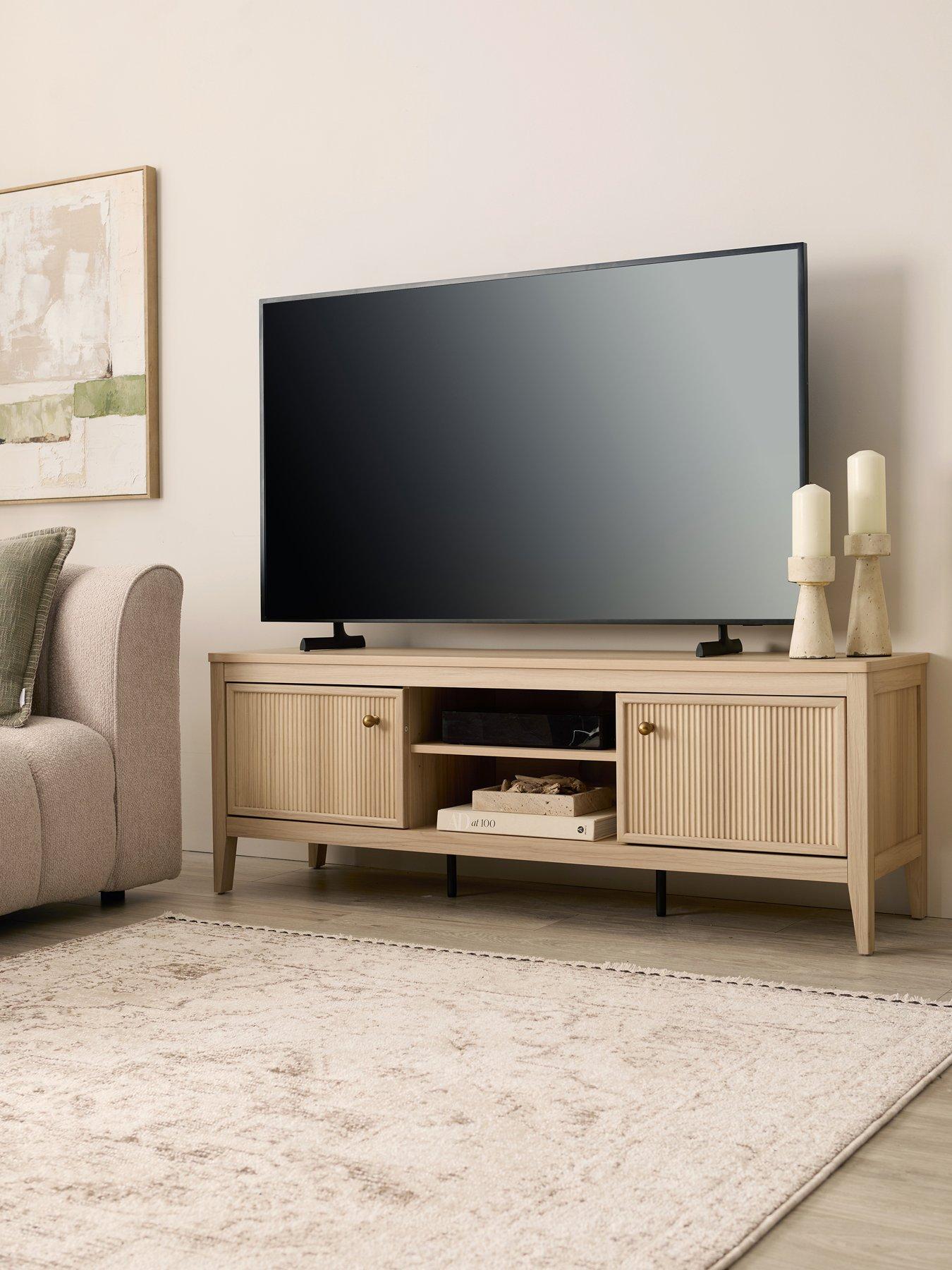 Image 1 of 7 of Michelle Keegan Home Lindley TV&nbsp;Unit - fits up to 60 inch TV - Oak - FSC&reg; Certified