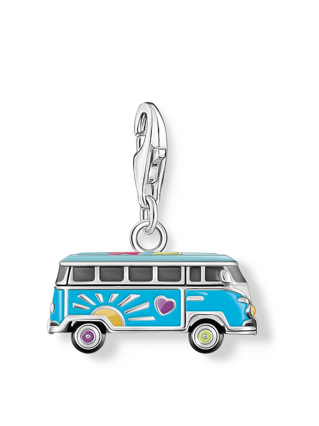 undefined Charm hippie bus colourful