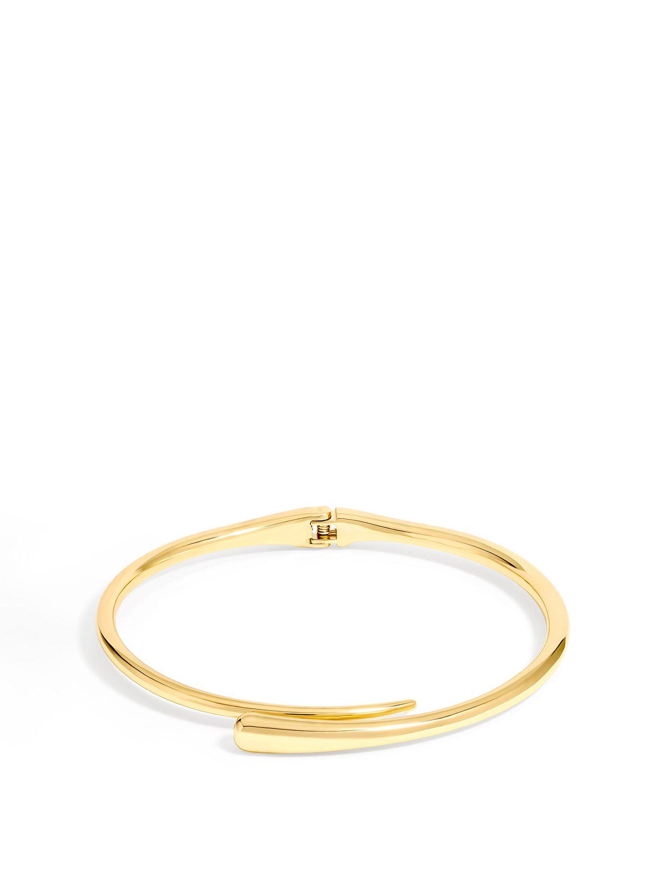 undefined Gold Plated Torque Necklace
