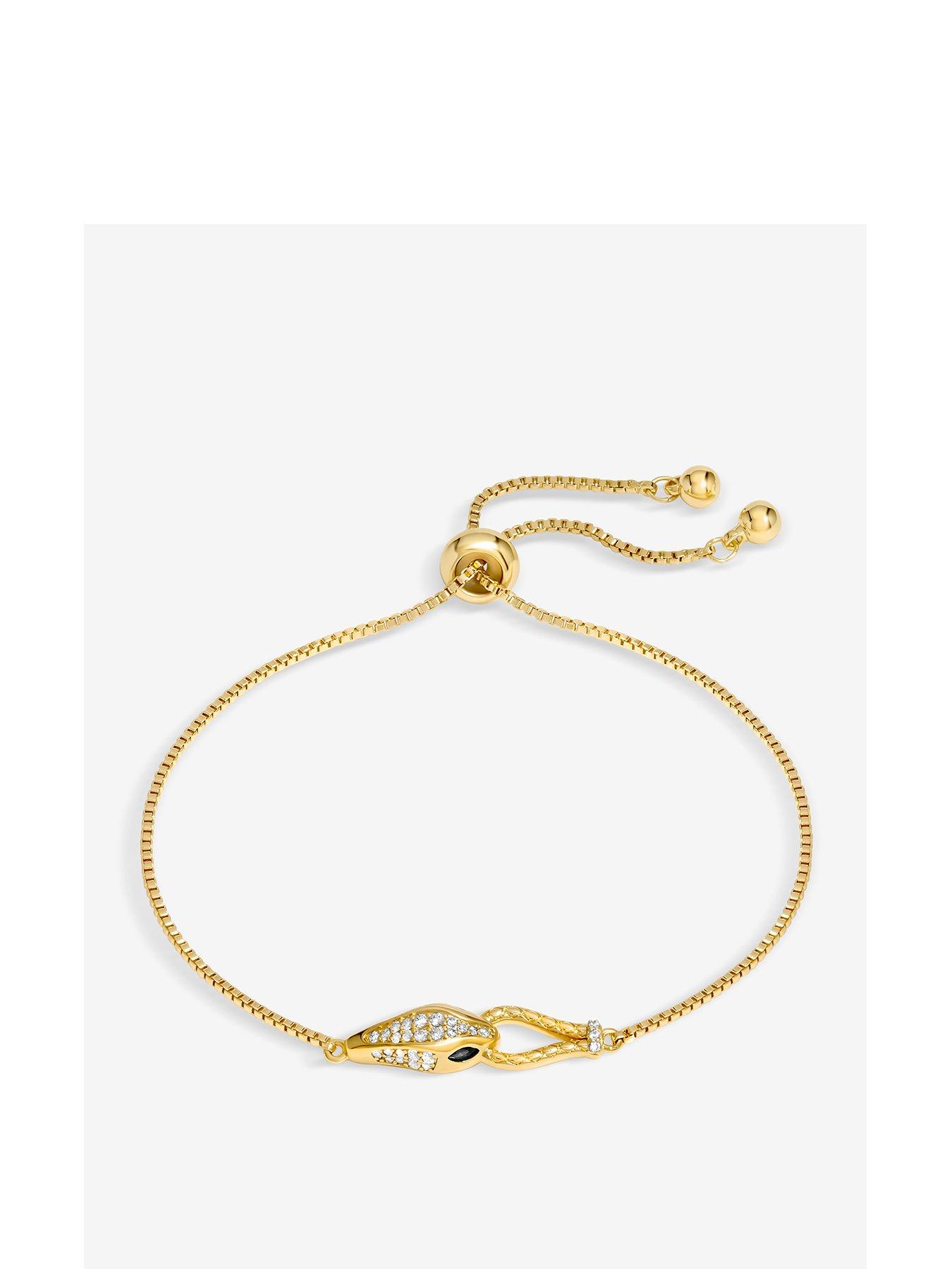 undefined Jon Richard Gold Plated Snake Toggle