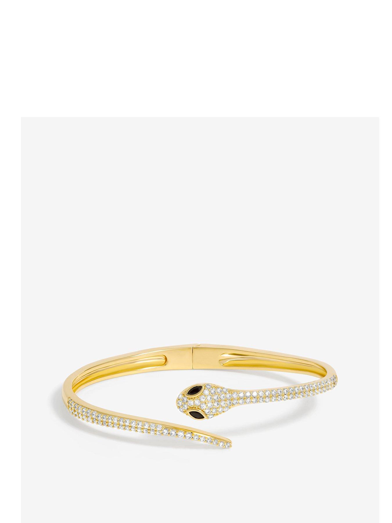 undefined Jon Richard Gold Plated Snake Bangle