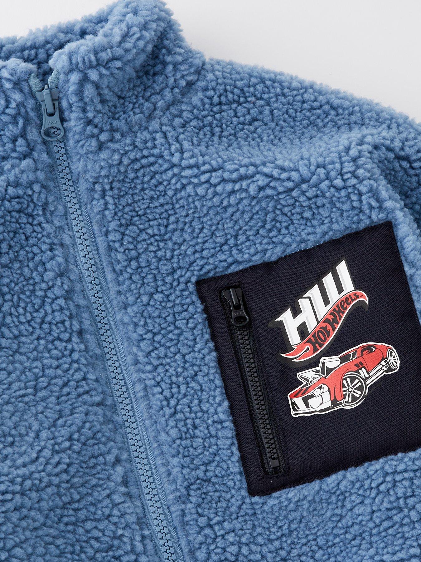 Image 3 of 4 of Hot Wheels Borg Jacket - Blue