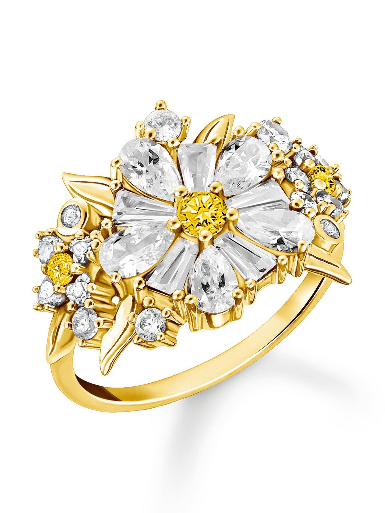 Thomas Sabo Lovely Daisy Bouquet Cocktail Ring