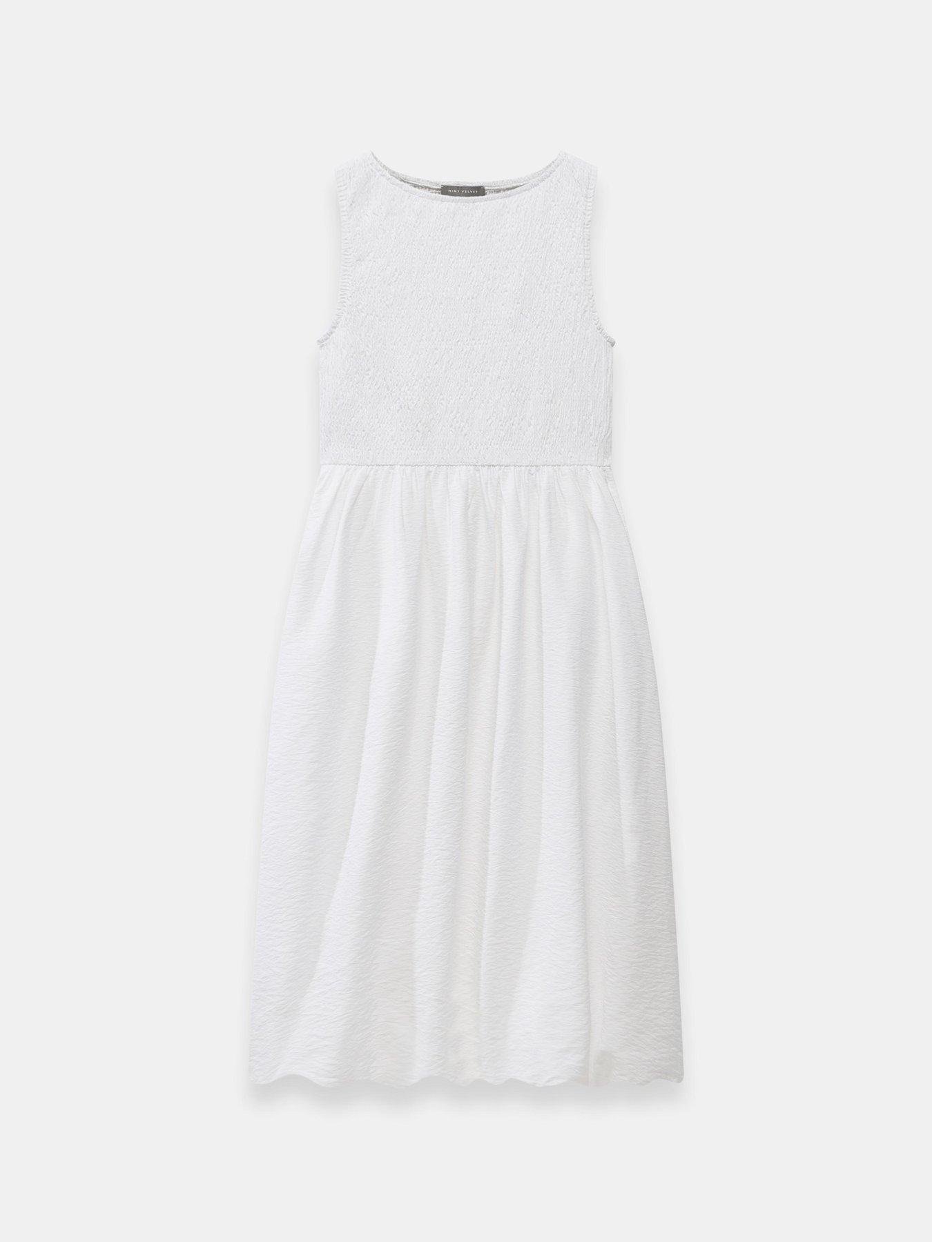 sachin and babi light blue dress Ellen Tracy Short Sleeve Bubble Hem Midi Dress main image 1