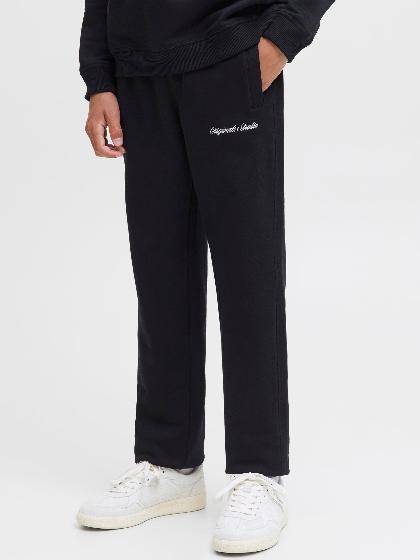 jack-jones-junior-boys-kane-sweat-pants-black