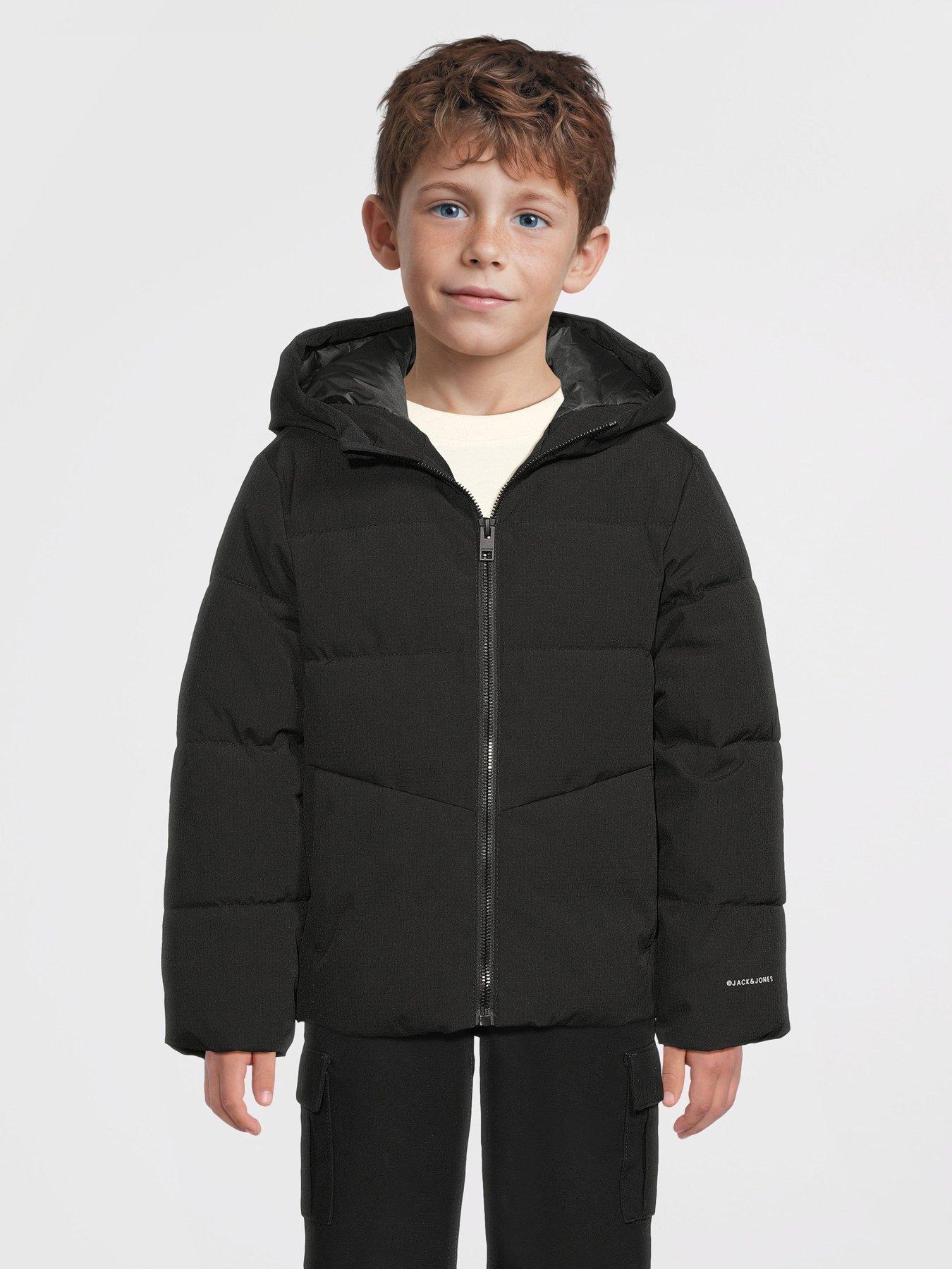 Jack & Jones Mini Younger Boys Padded Jacket - Black
