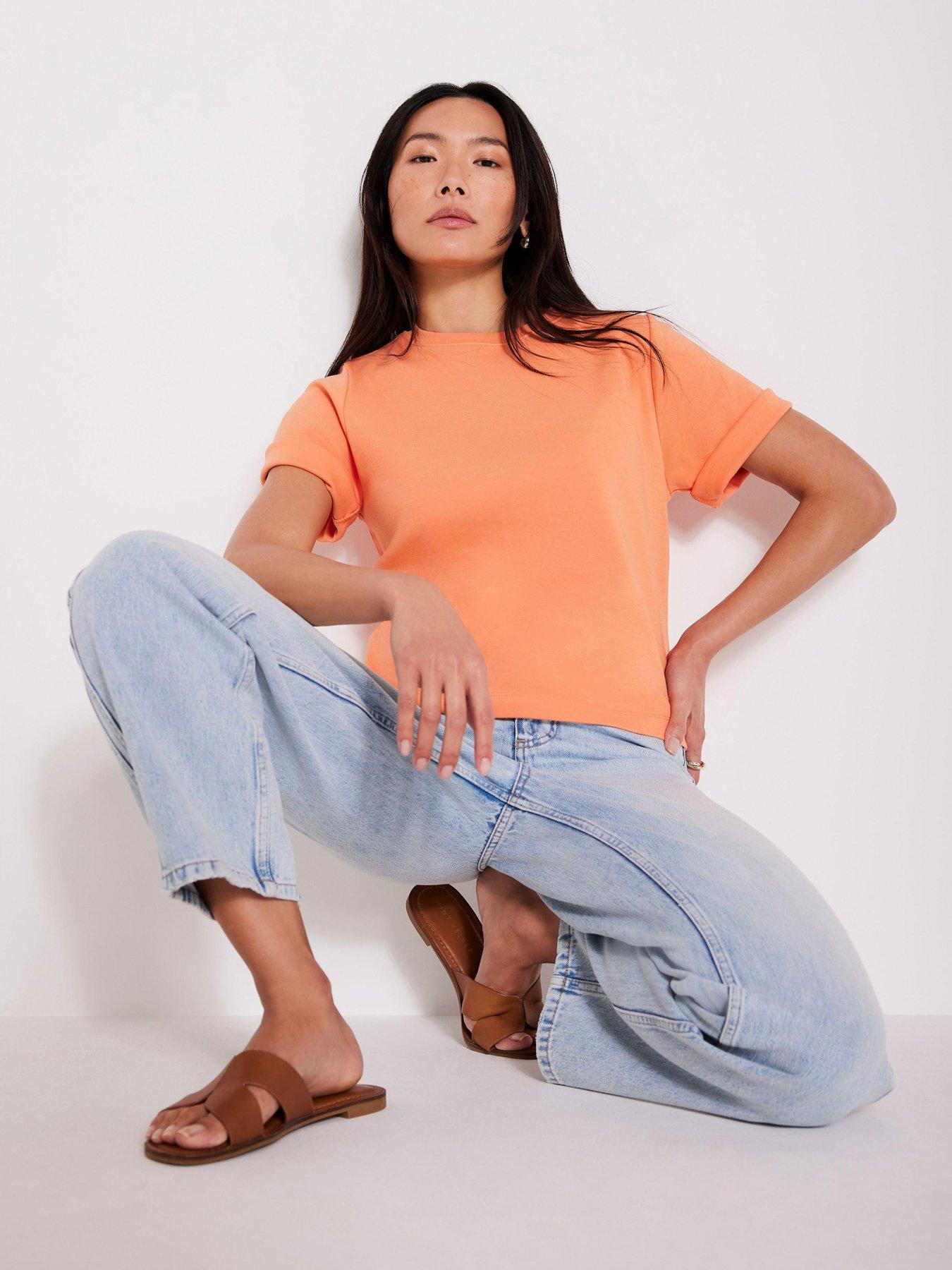 undefined Orange Ultimate Cotton T-shirt