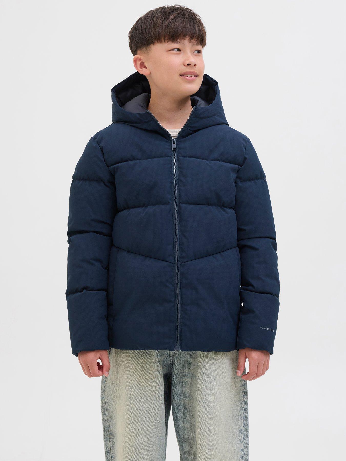 Jack & Jones Junior Boys Padded Jacket - Navy