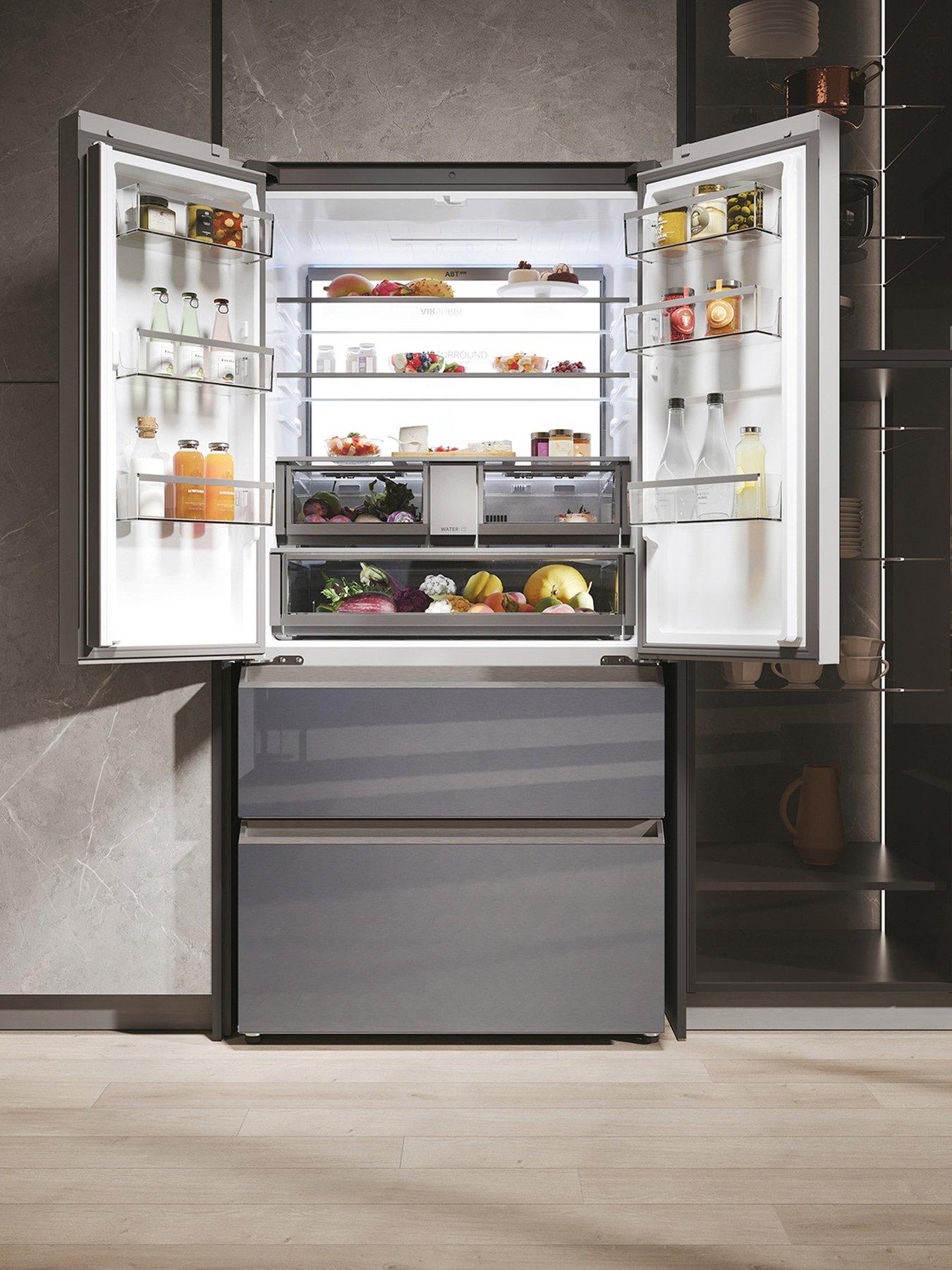 Haier French Door 90 Serie 7 PRO HFW7918ENMP – Frigorifero No Frost, 177,5x90,8x75 Cm, WiFi, MyZone, Silenzioso 35 DB
