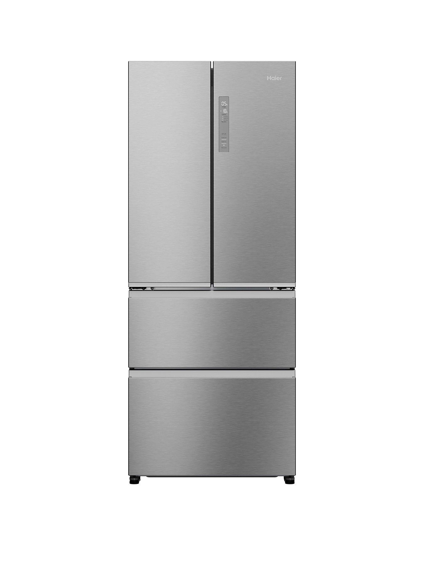 Haier FD 70 Series 3 HFR3718ENMM Total No Frost Multi-door American Fridge Freezer - Platinum Inox - E Rated