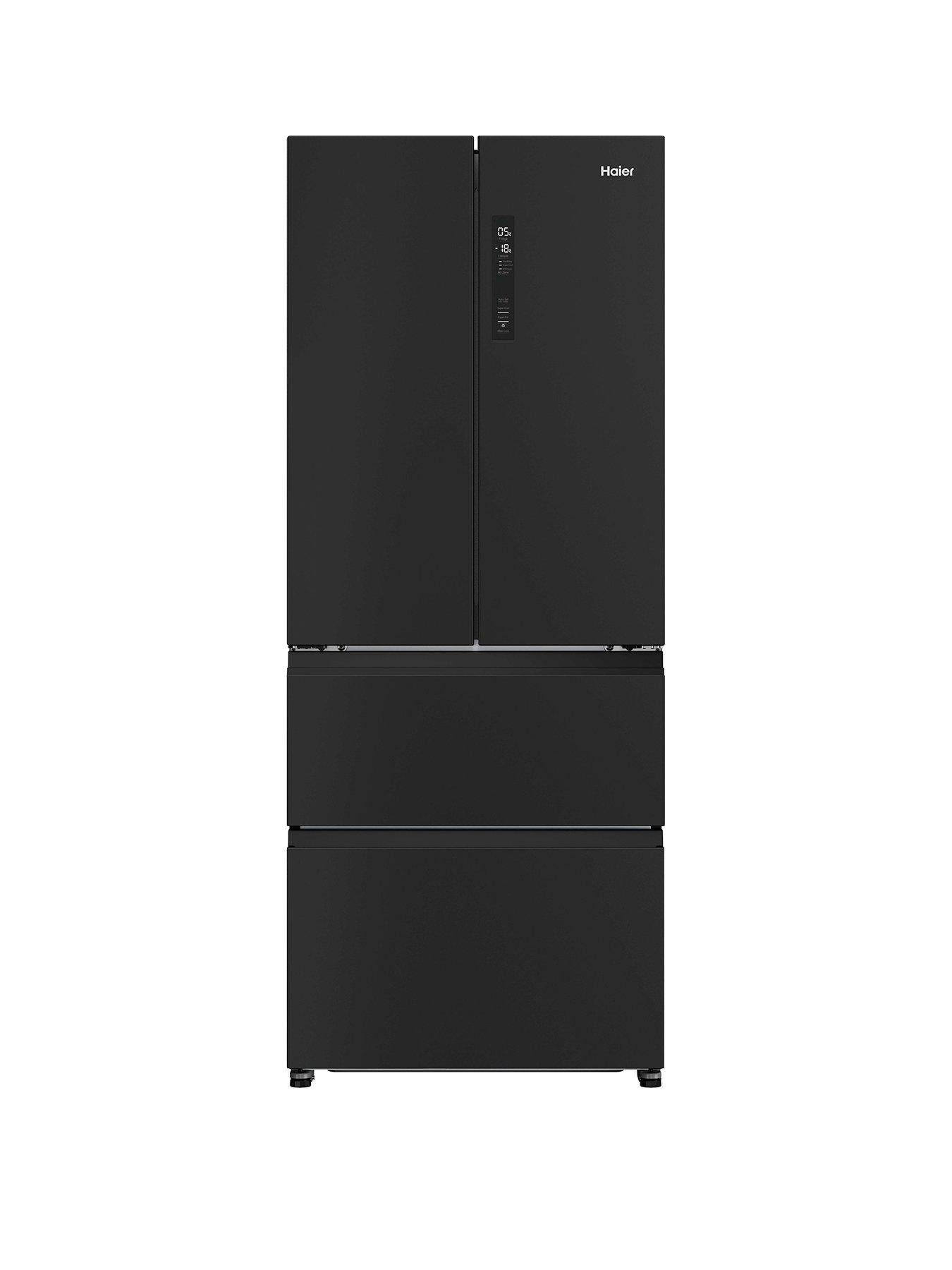 Image 1 of 7 of Haier FD 70 Series 3 HFR3718ENPT Total No Frost Multi-door American Fridge Freezer - Slate Black - E Rated