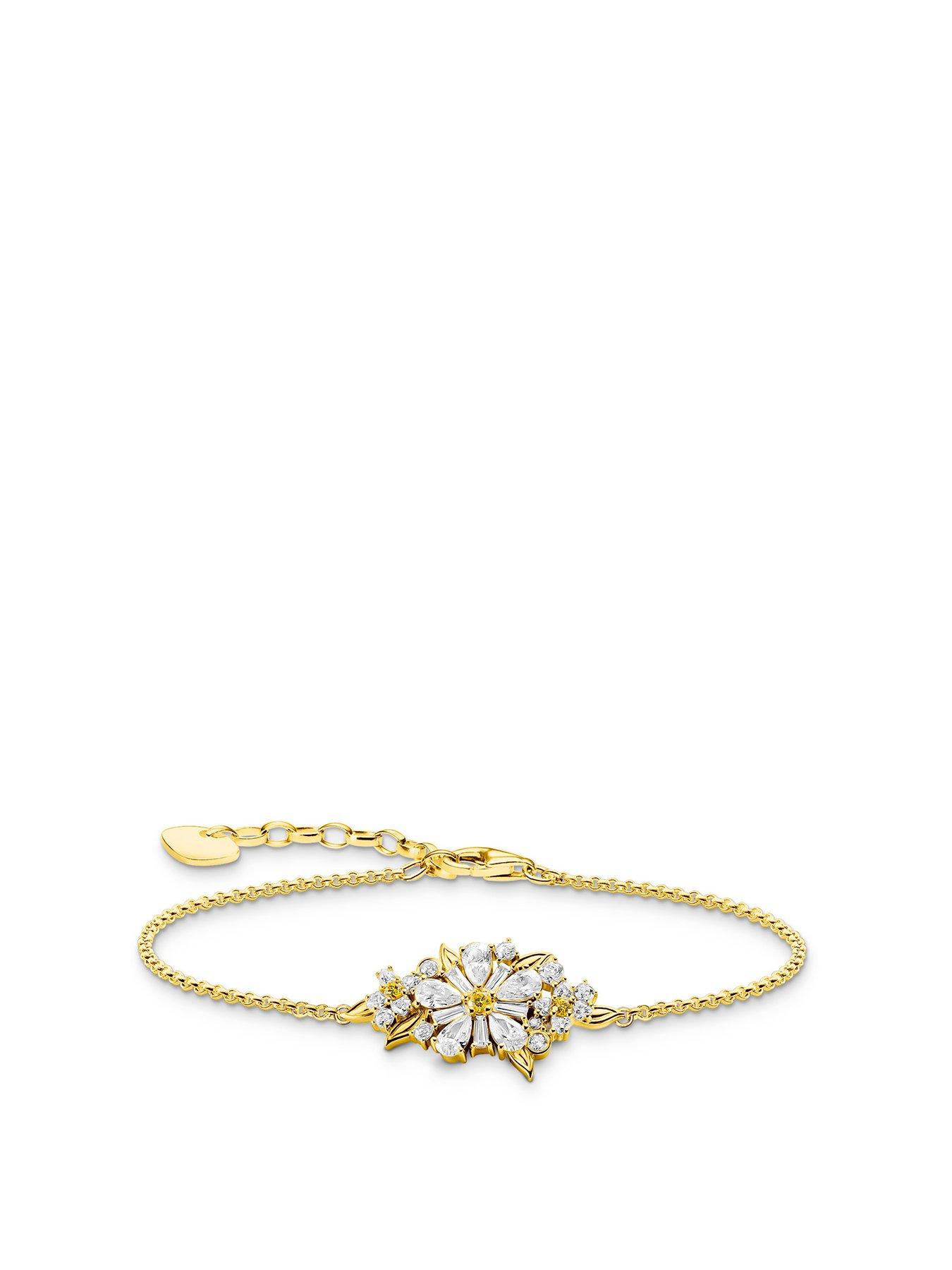 Thomas Sabo Lovely Daisy bracelet with flower bouquet