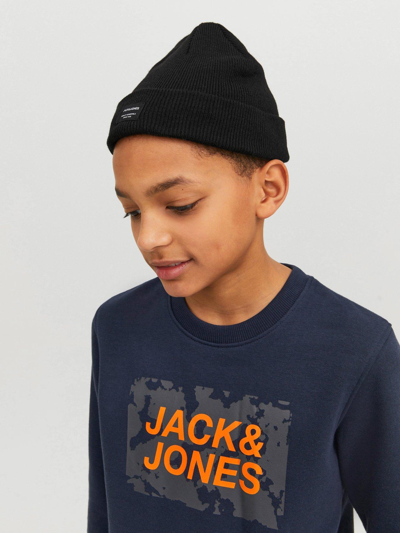 Jack & Jones Junior Boys Beanie Hat - Black