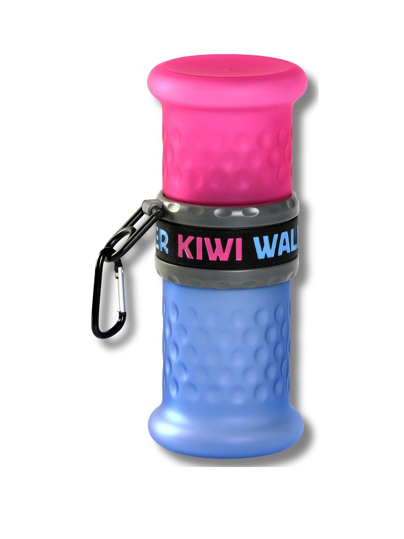 Kiwi Walker Travel Bottle 2in1 - Pink/Blue