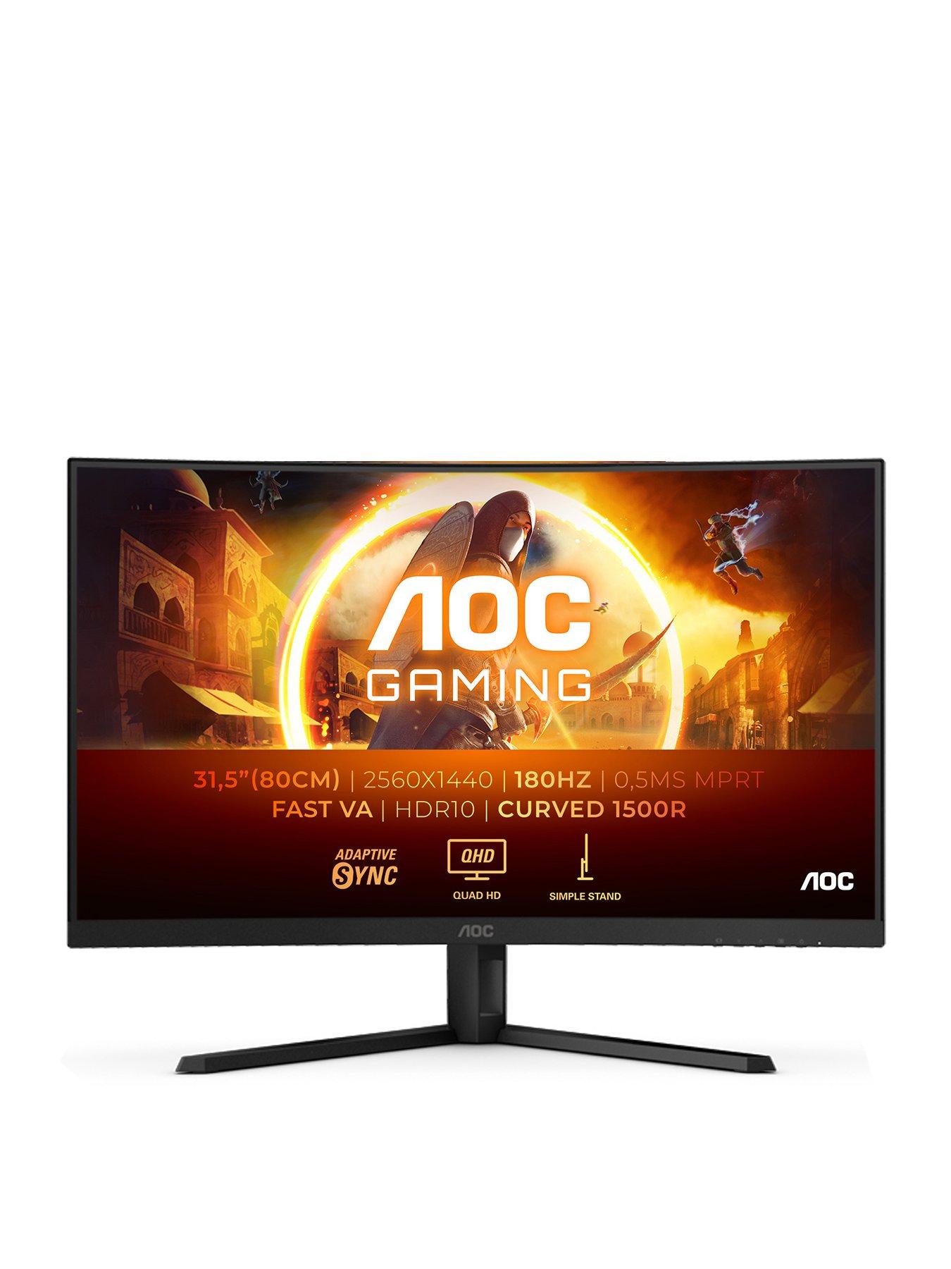 undefined CQ32G4VE 31.5in QHD (2560x1440) 180Hz Fast VA Gaming Monitor - Black