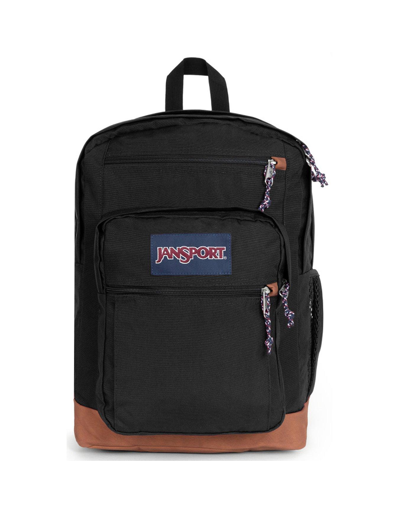 Image 1 of 6 of JanSport Cool Student Black Backpack - Black