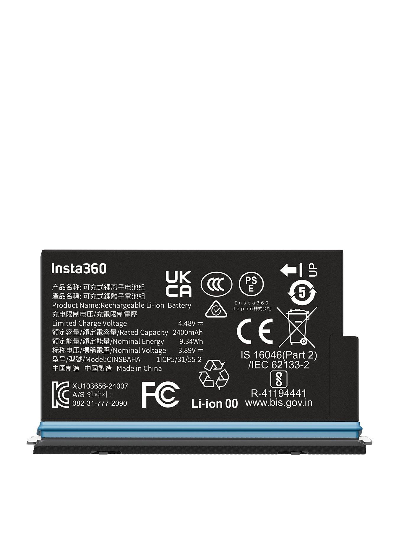 Image 1 of 6 of Insta360 X5 Rechargeable 2400mAh Battery