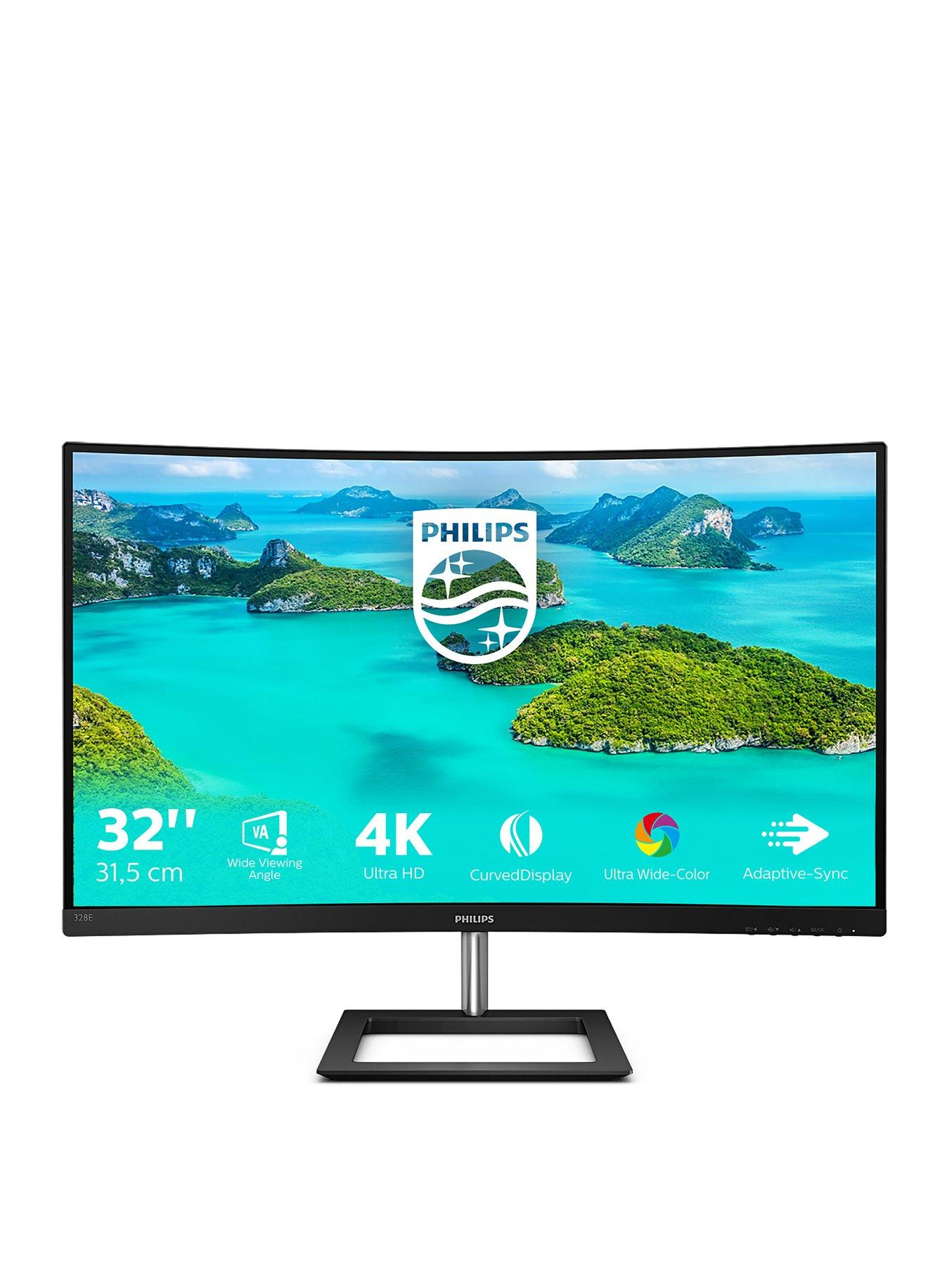 Philips 328E1CA/00 31.5in 4K UHD (3840x2160) 60Hz VA Monitor - Black