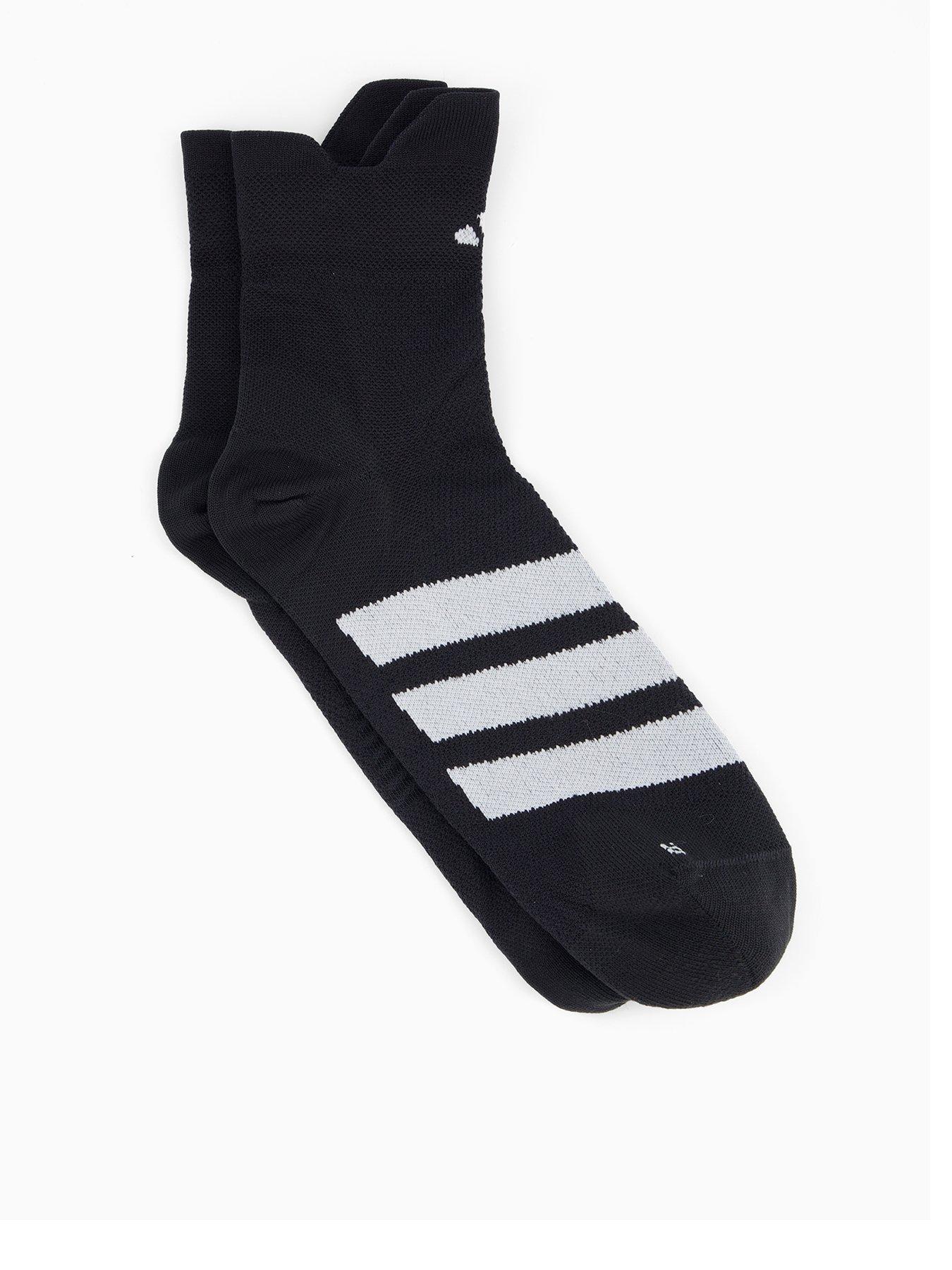 adidas Unisex Runxadizero Socks 1 Pair, Black, Size S, Women