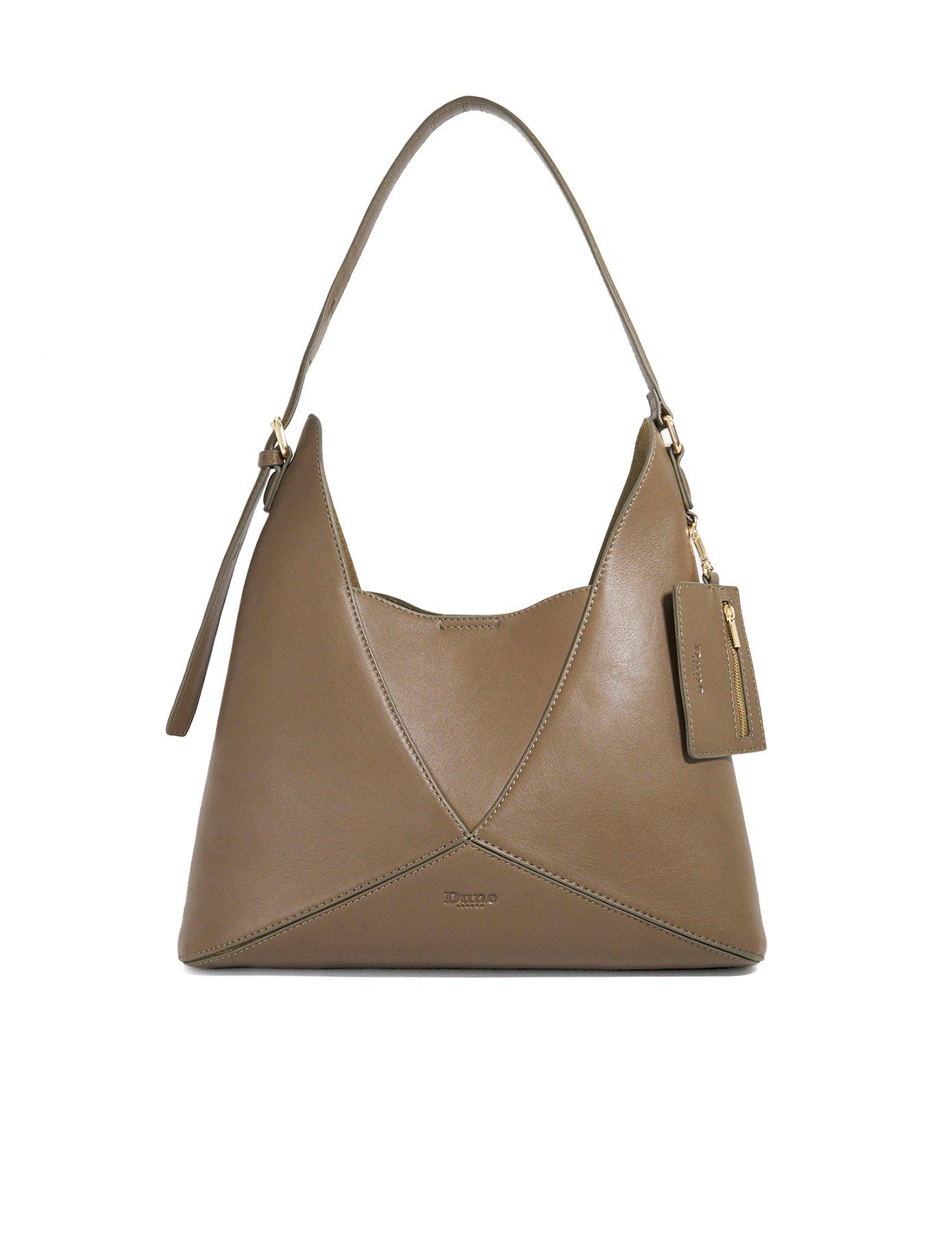 undefined Dinidearest P Leather Shoulder Bag - Khaki