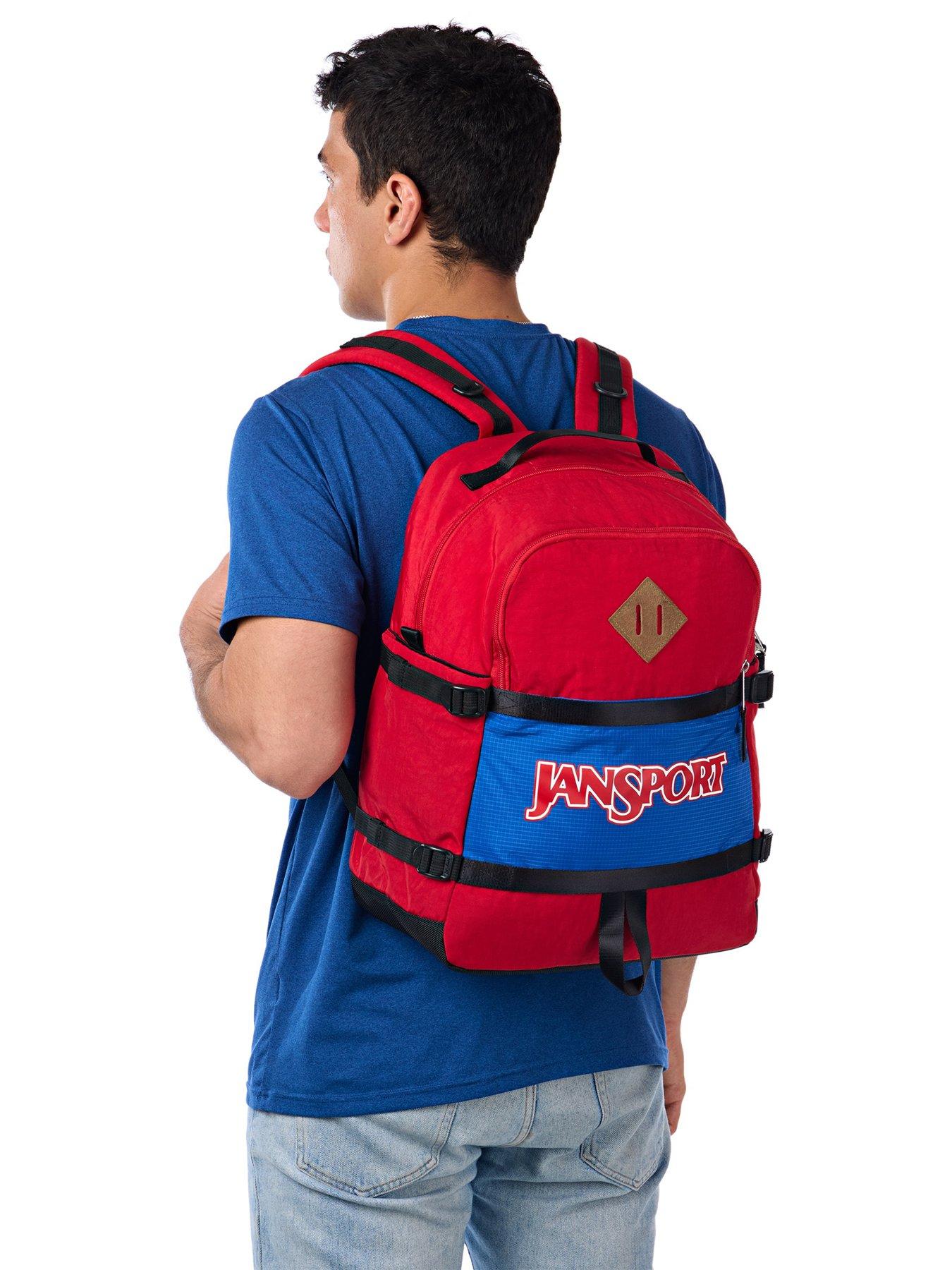Image 1 of 7 of JanSport Small Seattle Pack Red Tape Backpack&nbsp; Red