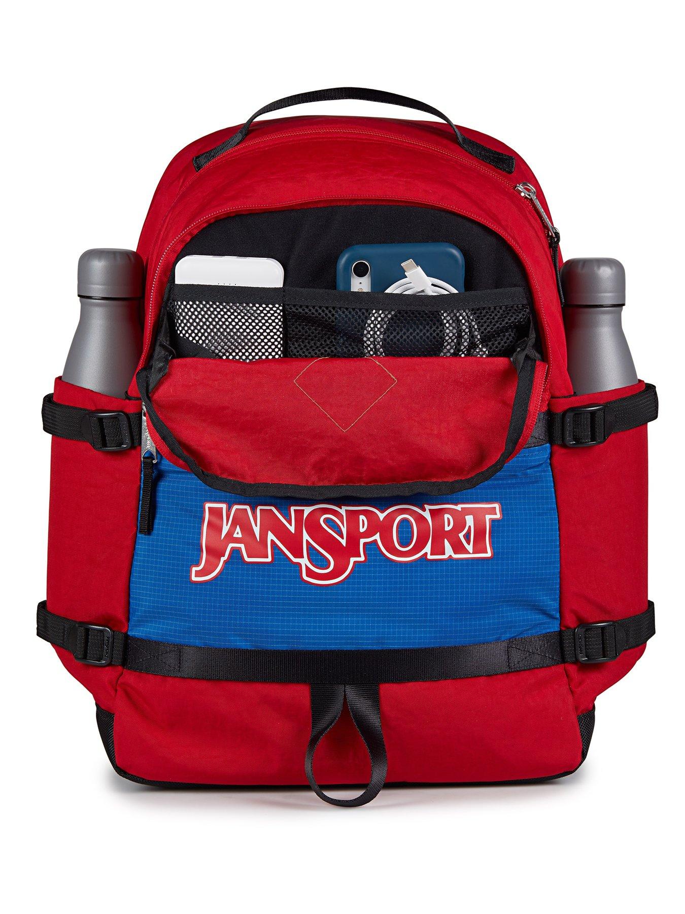 Image 6 of 7 of JanSport Small Seattle Pack Red Tape Backpack&nbsp; Red