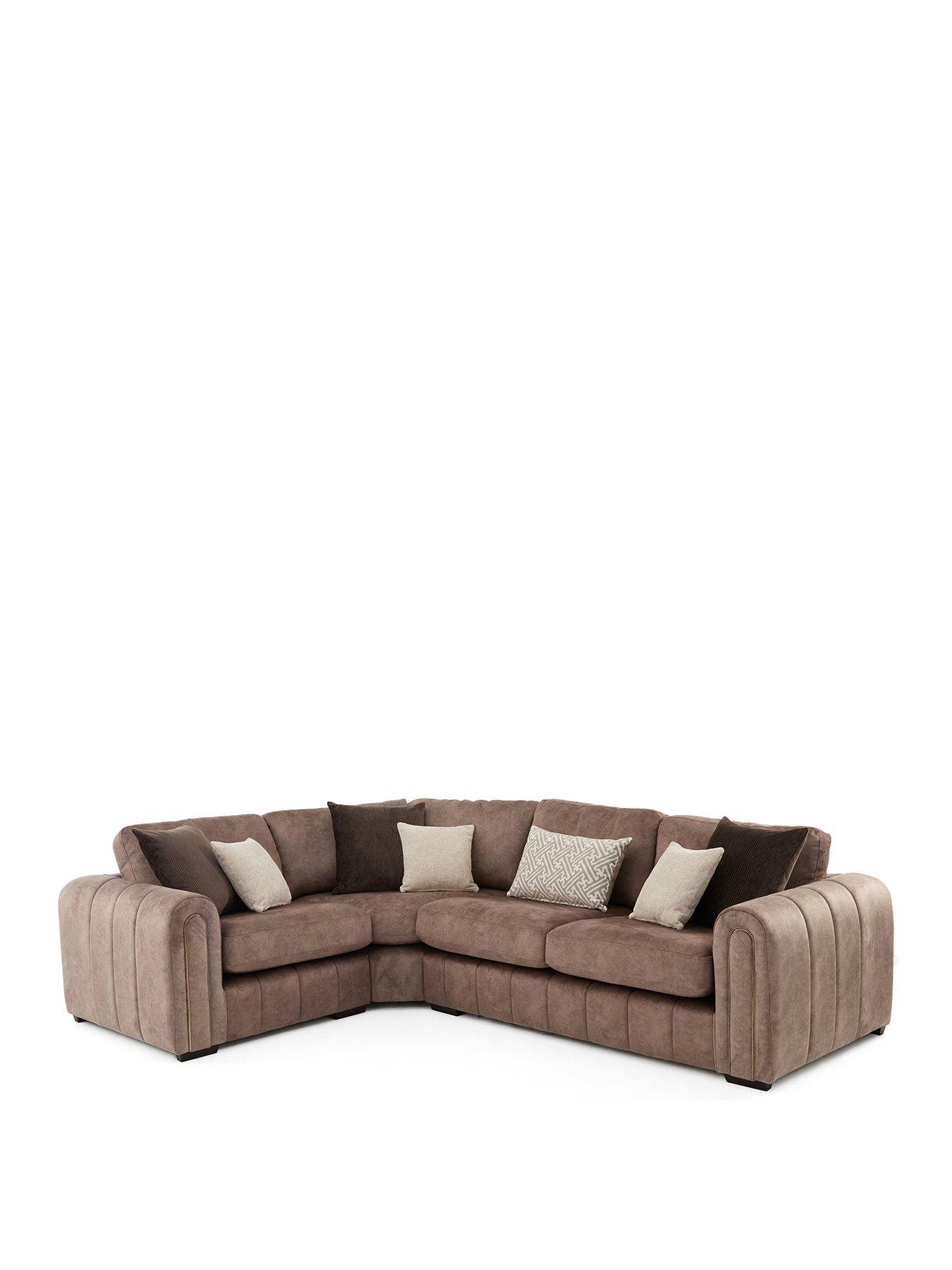 Image 2 of 7 of Very Home Amara Lh Double Arm Corner Group&nbsp;- Made to Order in the UK