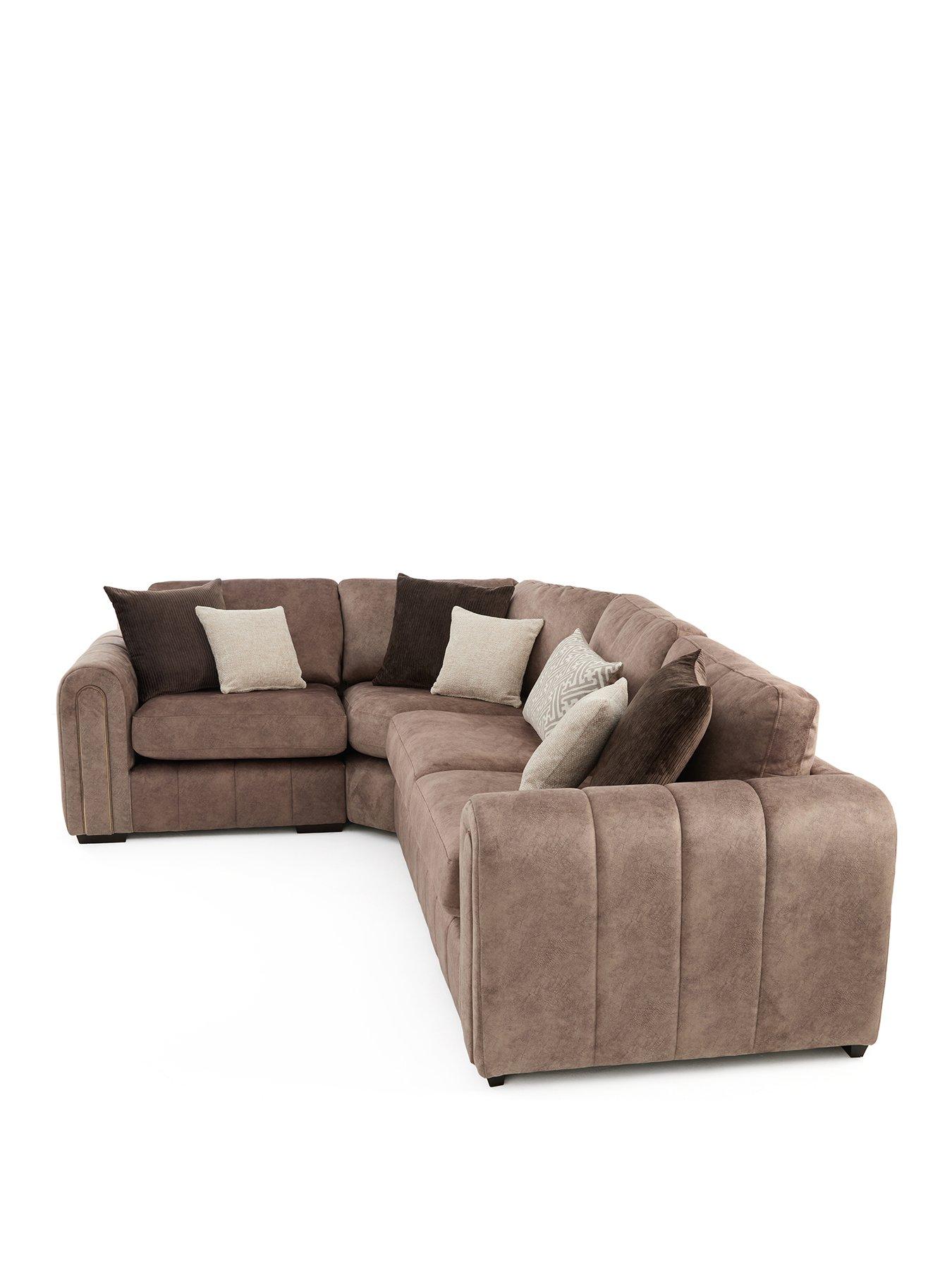 Image 3 of 7 of Very Home Amara Lh Double Arm Corner Group&nbsp;- Made to Order in the UK