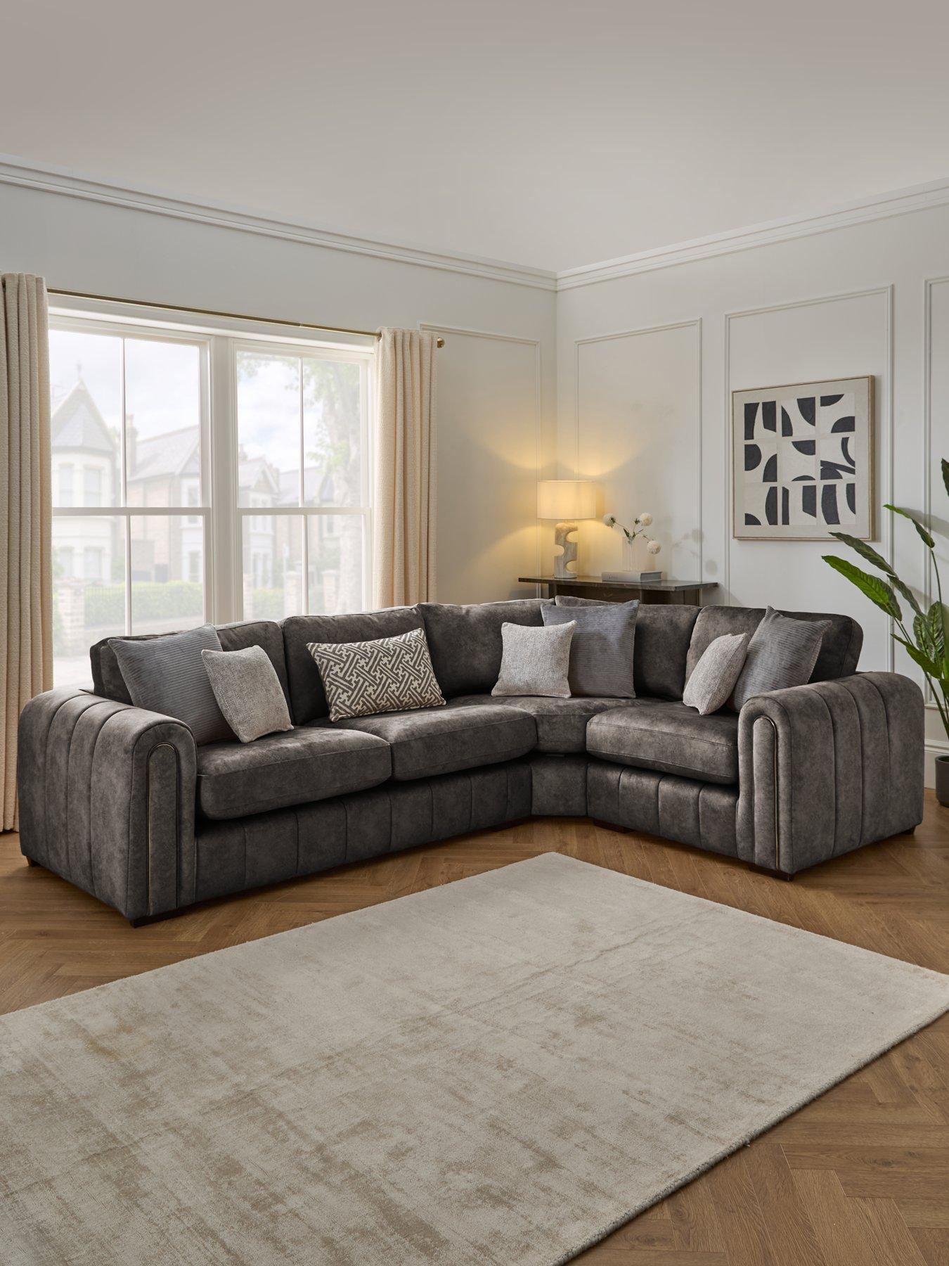 undefined Amara Rh Double Arm Corner Group - Made to Order in the UK