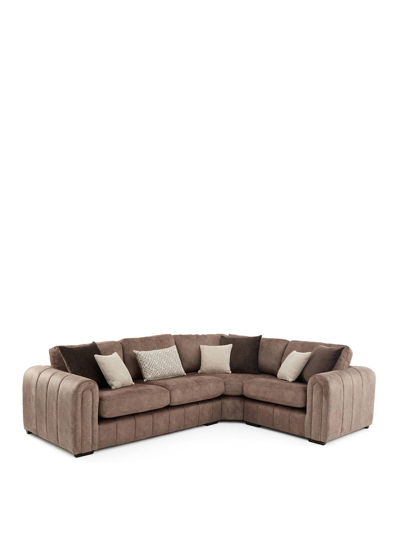 Image 2 of 7 of Very Home Amara Rh Double Arm Corner Group&nbsp;- Made to Order in the UK