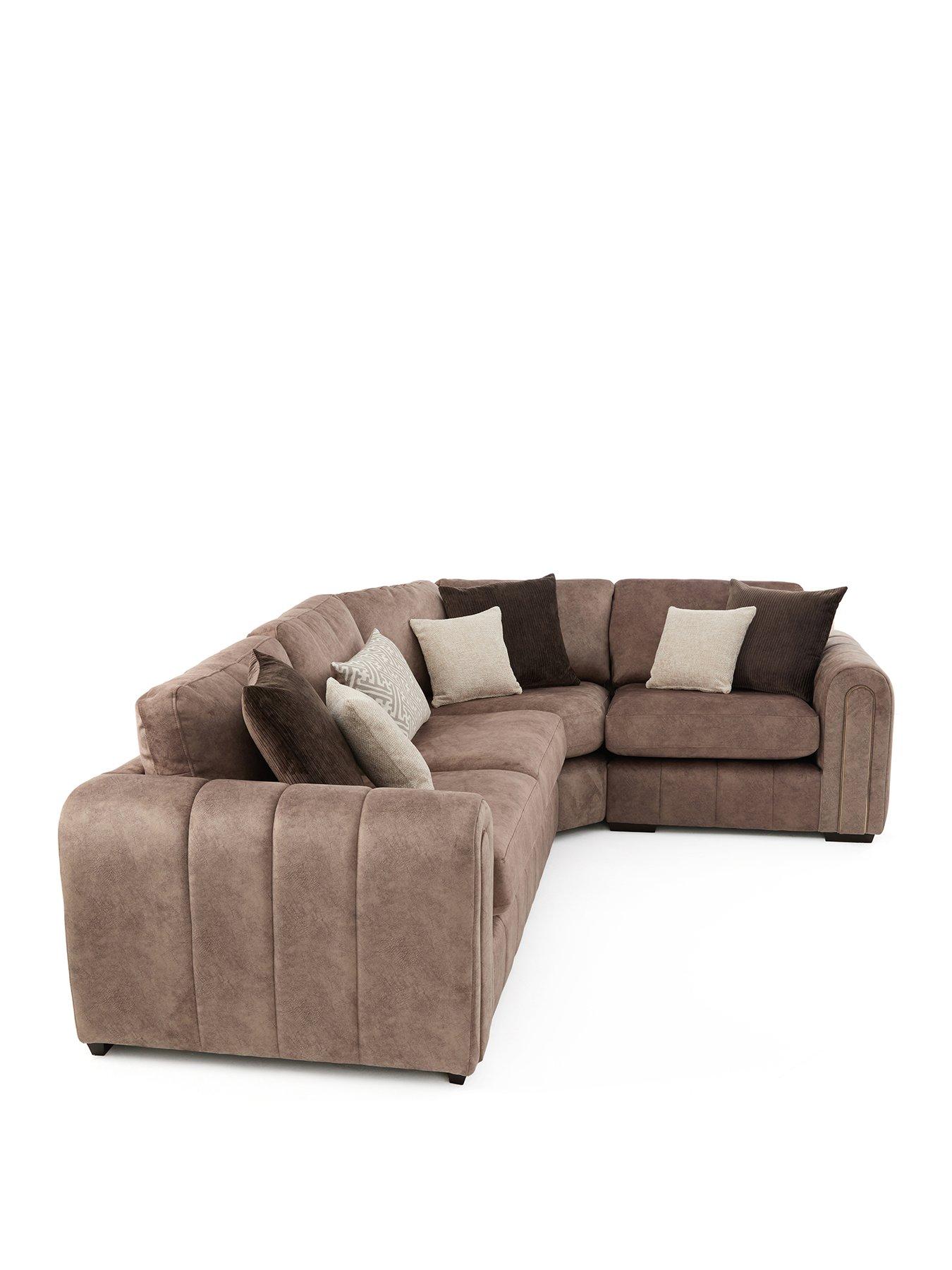 Image 3 of 7 of Very Home Amara Rh Double Arm Corner Group&nbsp;- Made to Order in the UK