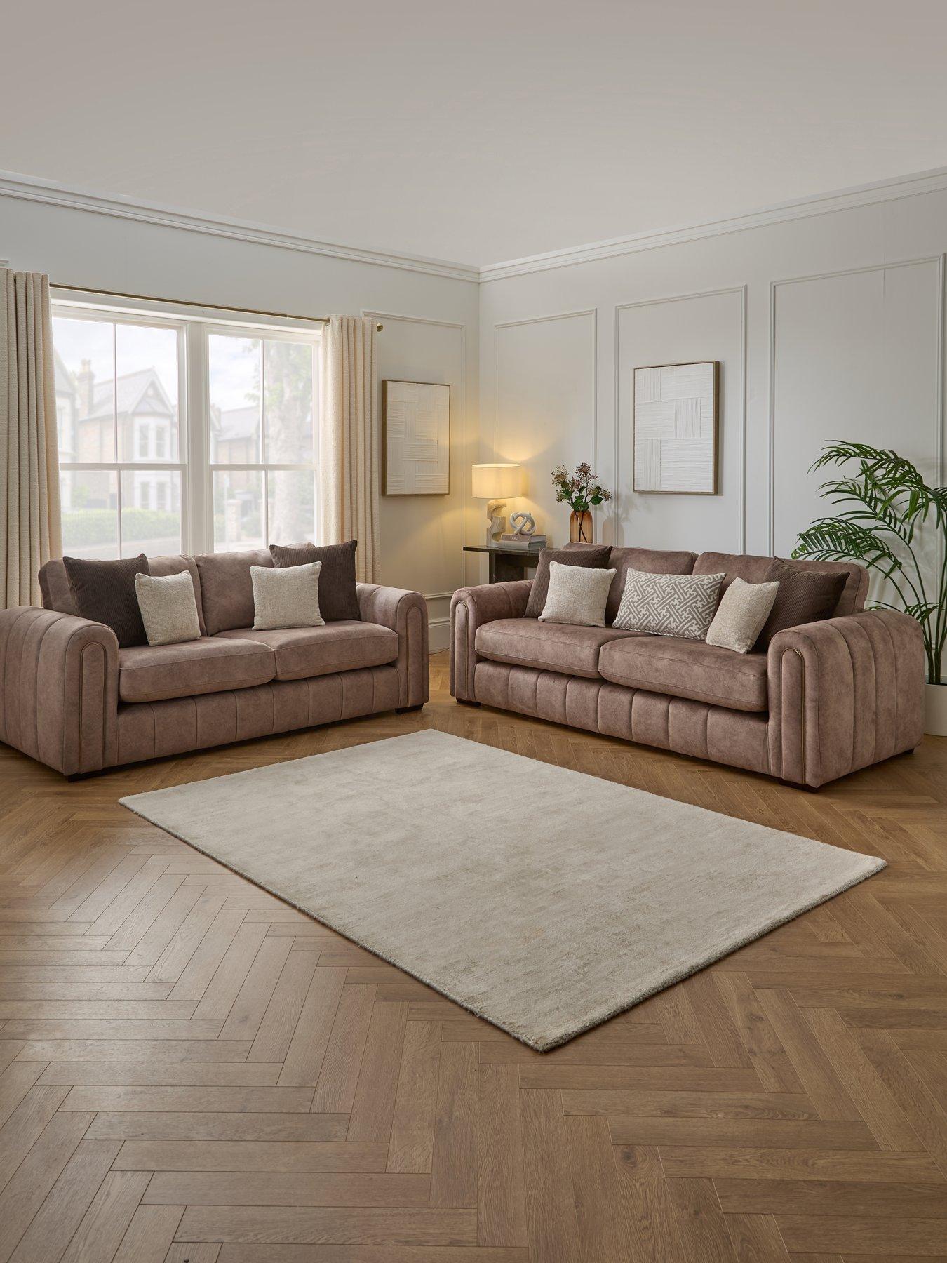 Very Home Amara 3 + 2 Seater Sofa Set (Buy  &  SAVE!) - Made to Order in the UK
