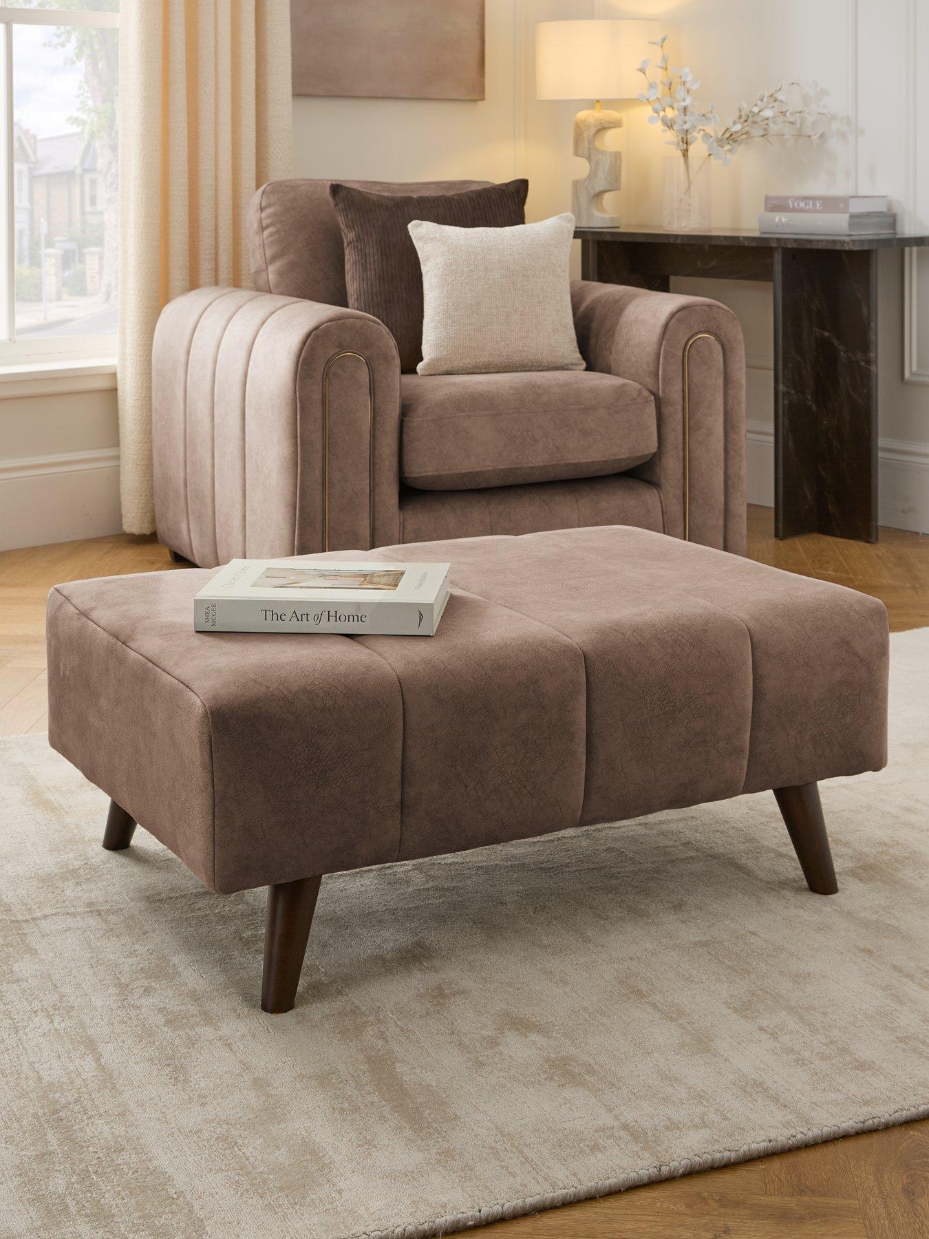 Very Home Amara Footstool - Made to Order in the UK