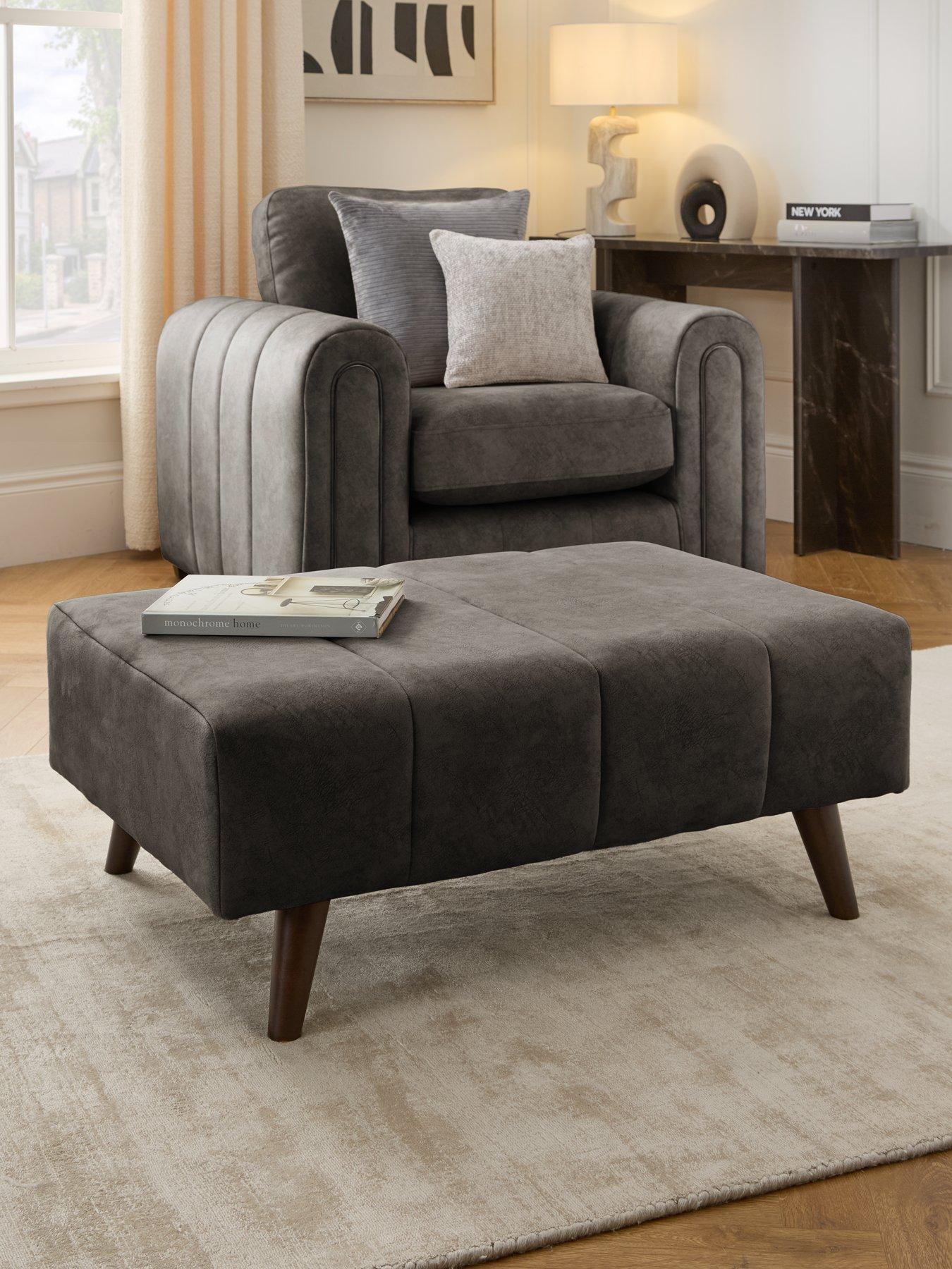 Very Home Amara Footstool - Made to Order in the UK