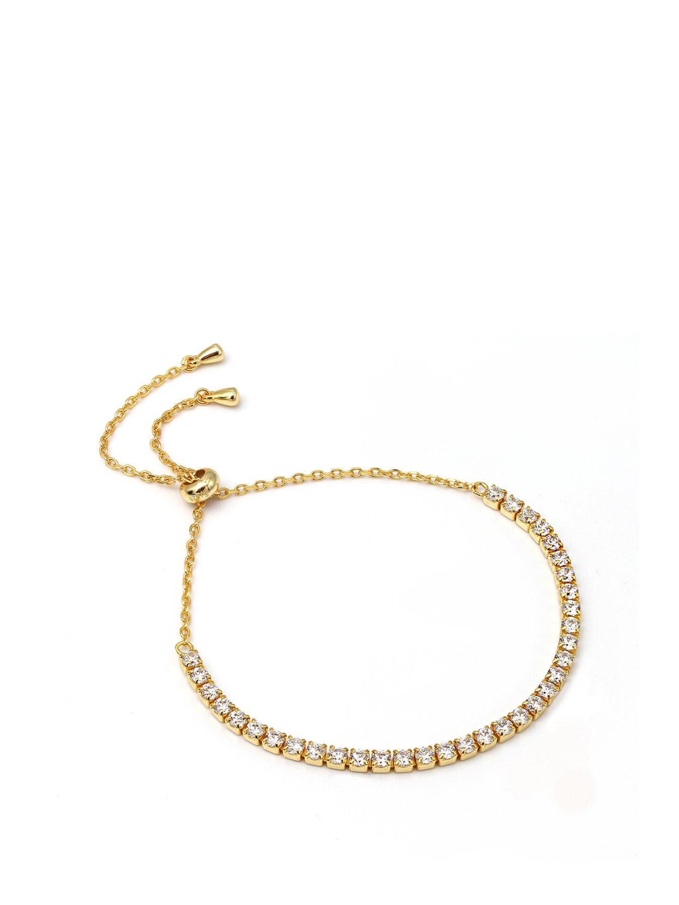undefined Adjustable Tennis Bracelet - Yellow Gold