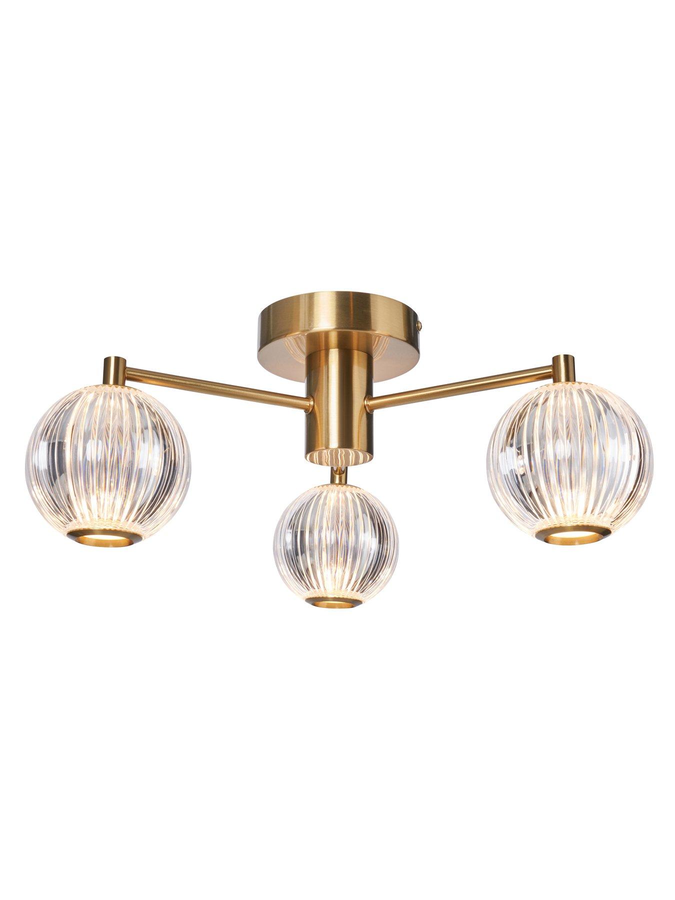 BHS Rimi 3 Light Semi Flush