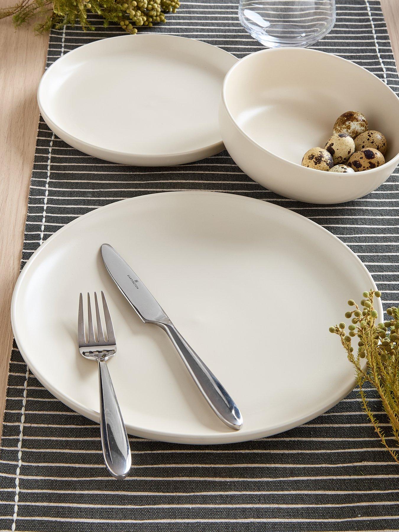 Image 1 of 6 of The Very Collection Cream 12 Piece Saintes Dinner Set