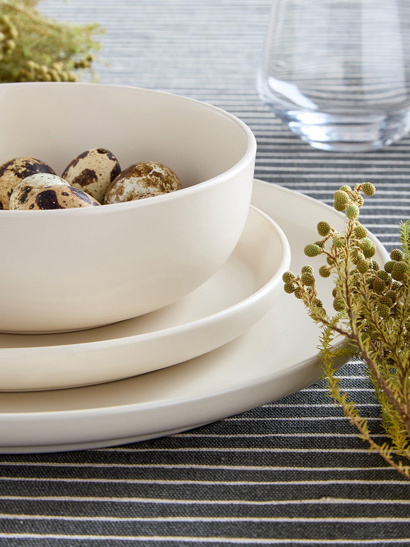 Image 2 of 6 of The Very Collection Cream 12 Piece Saintes Dinner Set