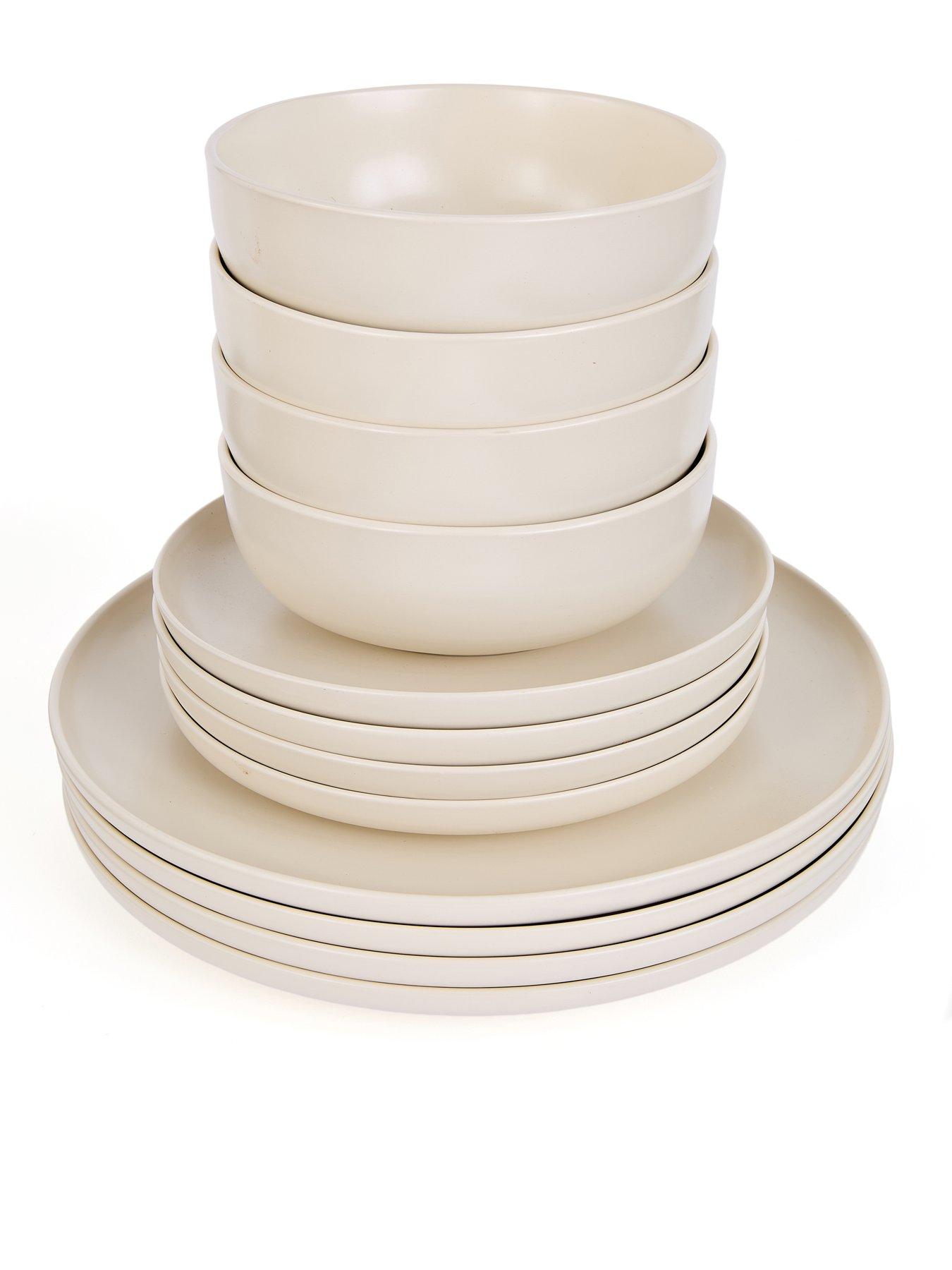 Image 4 of 6 of The Very Collection Cream 12 Piece Saintes Dinner Set