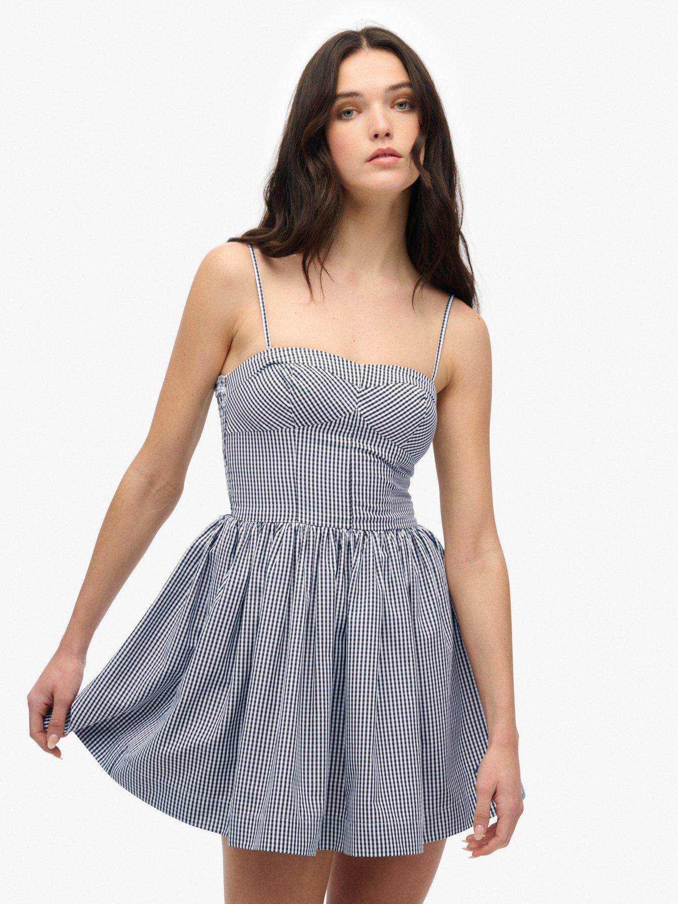 undefined Corset Cami Mini Dress - Black