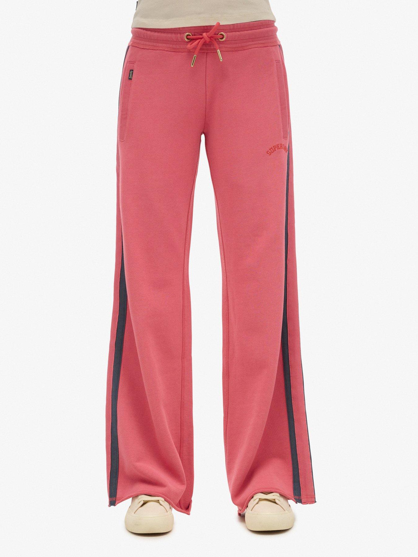 undefined Athletic Essentials Logo Straight Joggers - Red