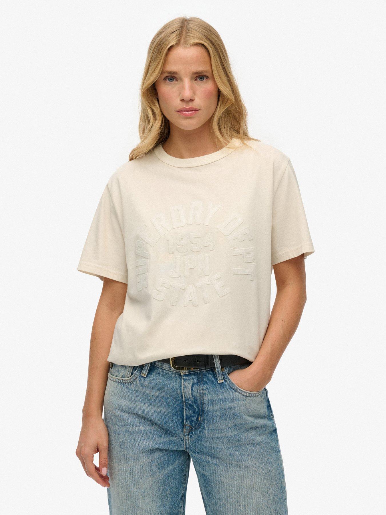 undefined Athletic Tonal Oversized T-Shirt - White