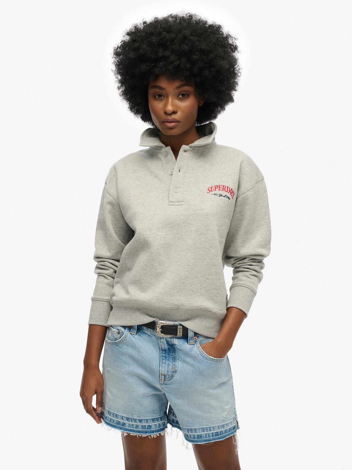 undefined Country Club Rugby Sweatshirt - Grey