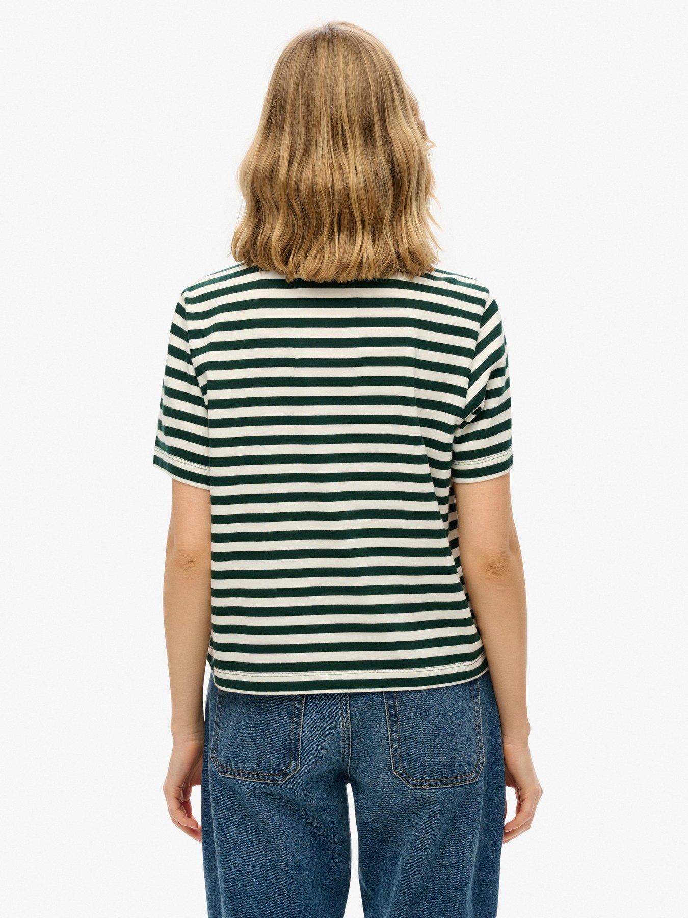 Image 2 of 4 of Superdry Country Club Plain T-Shirt - Green