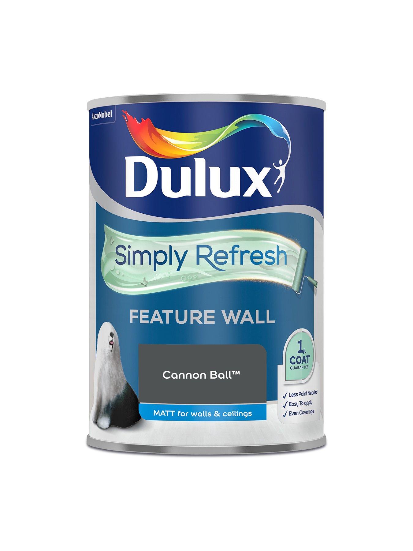 Image 2 of 6 of Dulux S/r One Coat F/wall Cannon Ball 1.25l
