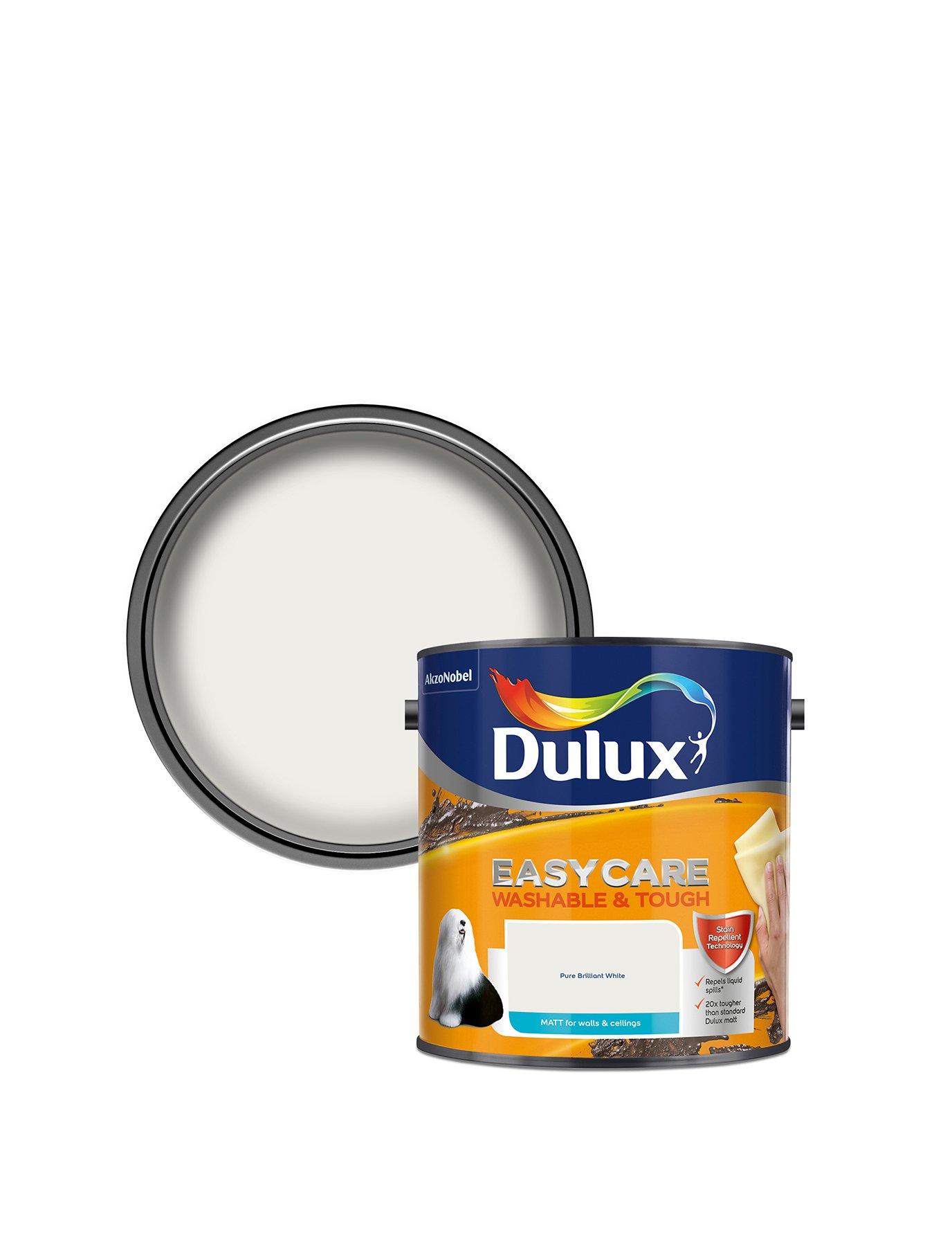 Image 1 of 6 of Dulux Easycare Washable &amp; Tough Matt Pure Brilliant White 2.5l