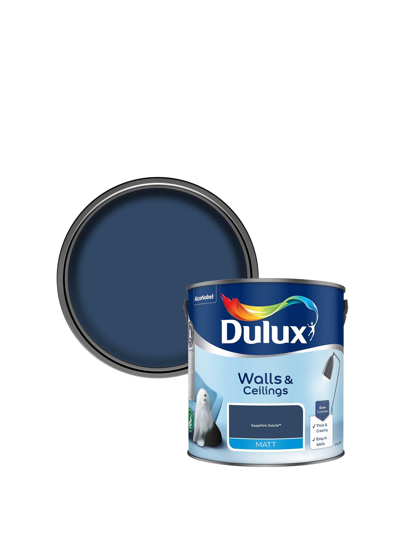 Image 1 of 6 of Dulux Matt Sapphire Salute 2.5l