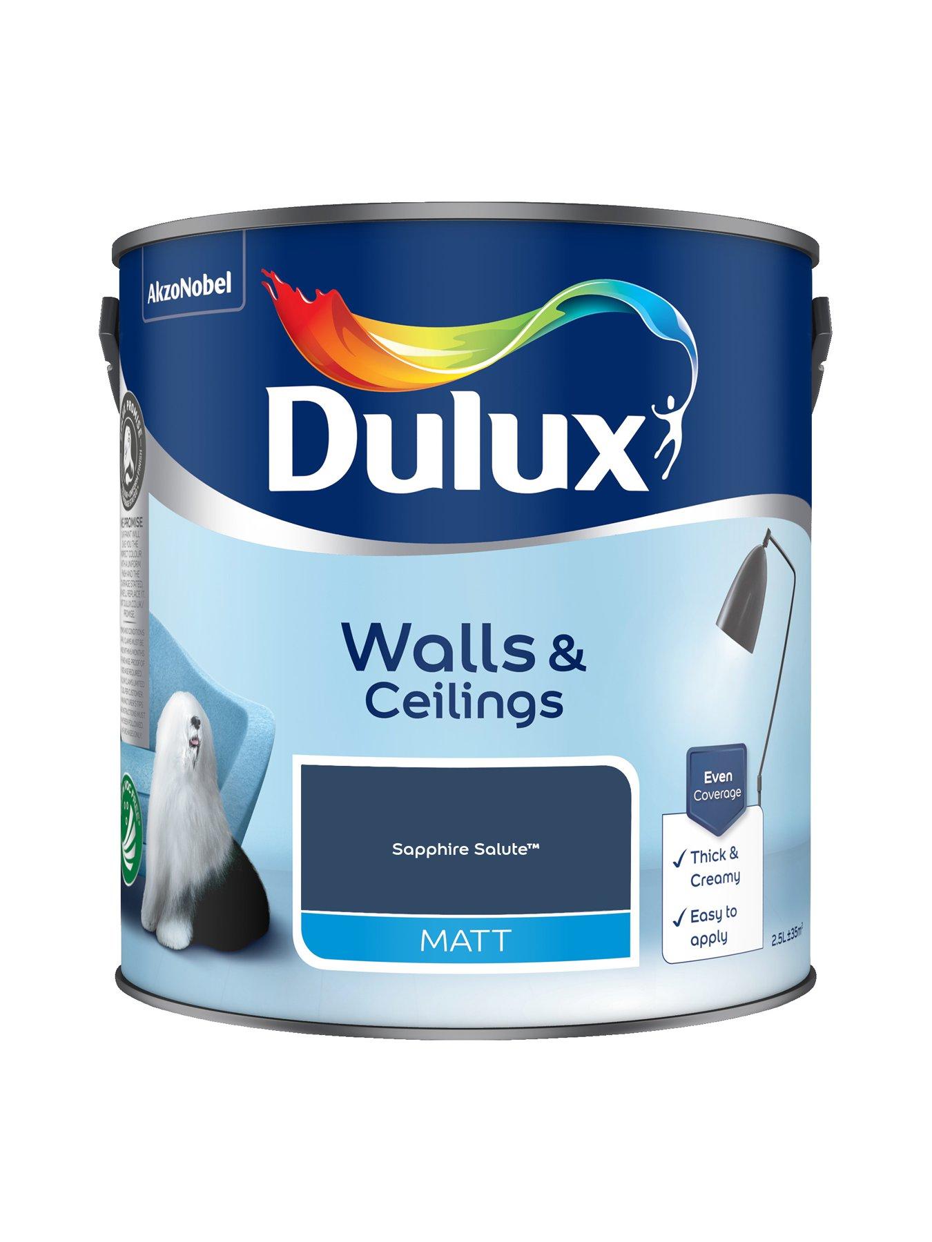 Image 2 of 6 of Dulux Matt Sapphire Salute 2.5l